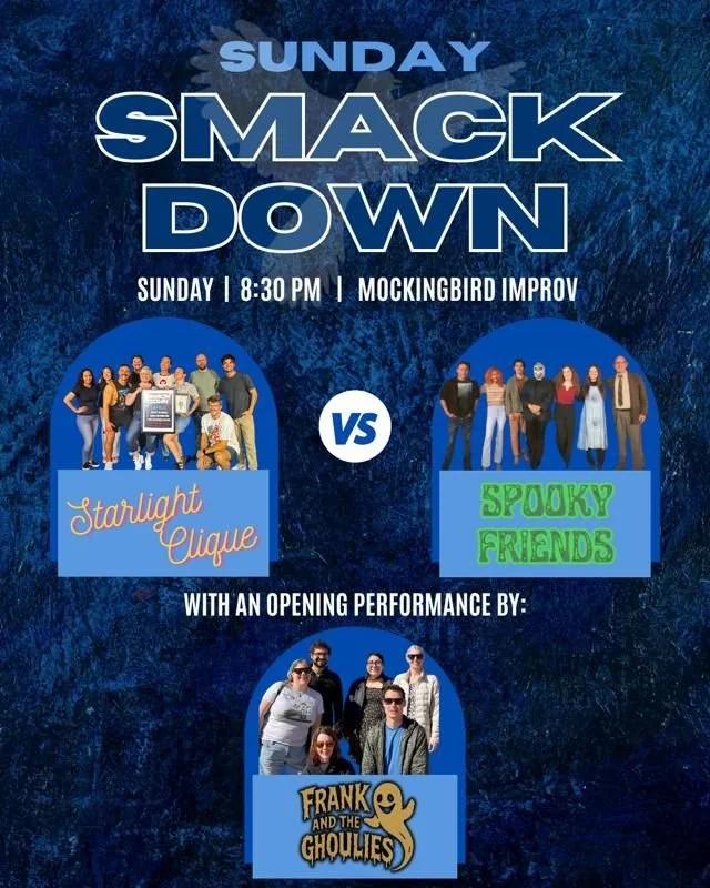 Starlight Clique meets some Spooky Friends with an opening act by Frank and the Ghoulies! Come support independent improv teams and see some new and sometimes experimental unscripted entertainment! Booooooo 👻 

#sundaynightsandiego #sandiegosunday #