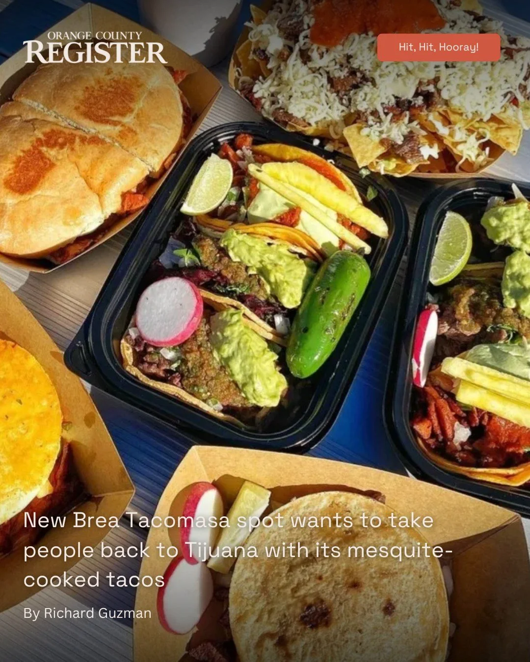@tacomasataqueria is bringing Tijuana to Brea this August with their authentic, Tijuana-style tacos, vampiros, and more! 🔥 Thanks @ocregister for once again highlighting their upcoming opening!

Tacomasa reimagines the classic taqueria experience by