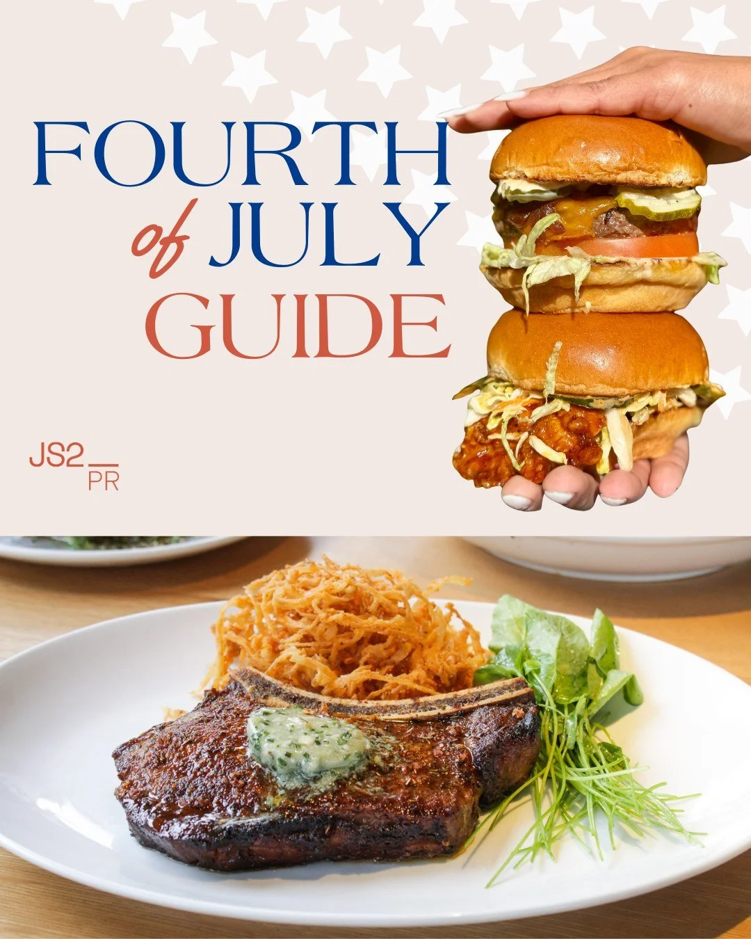 Happy Fourth of July! 🎆 ✨ 
Not in the mood to fire up the grill or cook a meal from scratch? We've got you covered! Check out our dining guide for delicious, stress-free eats that'll make your celebration a breeze.