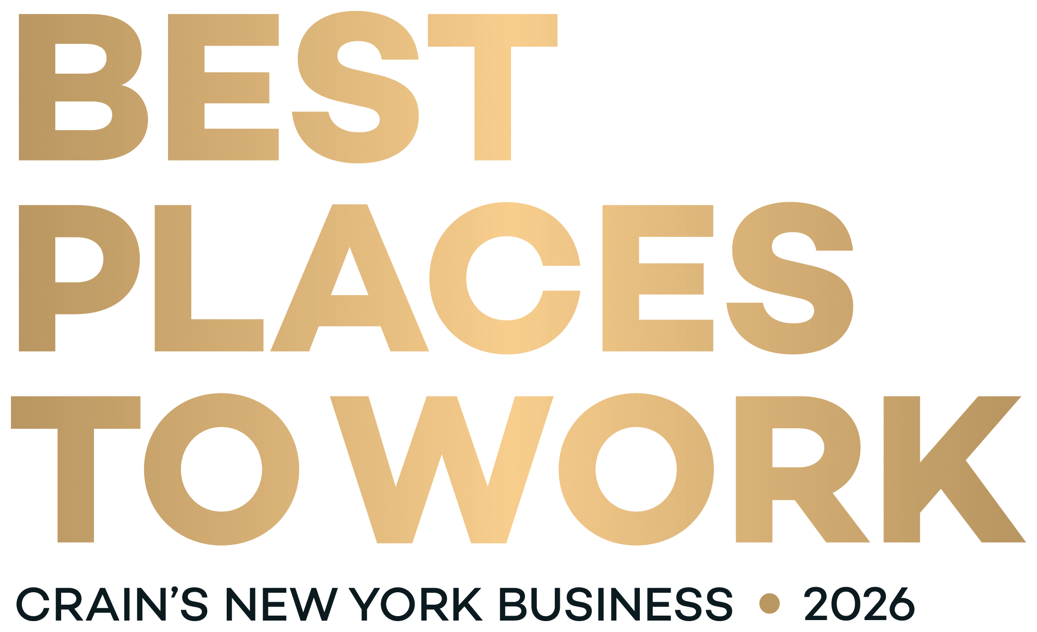 Crain's Best Place to Work (BPTW) in NYC award 2026 held at the New York Marriot Marquis on September 24th, 2026. Property Management company.