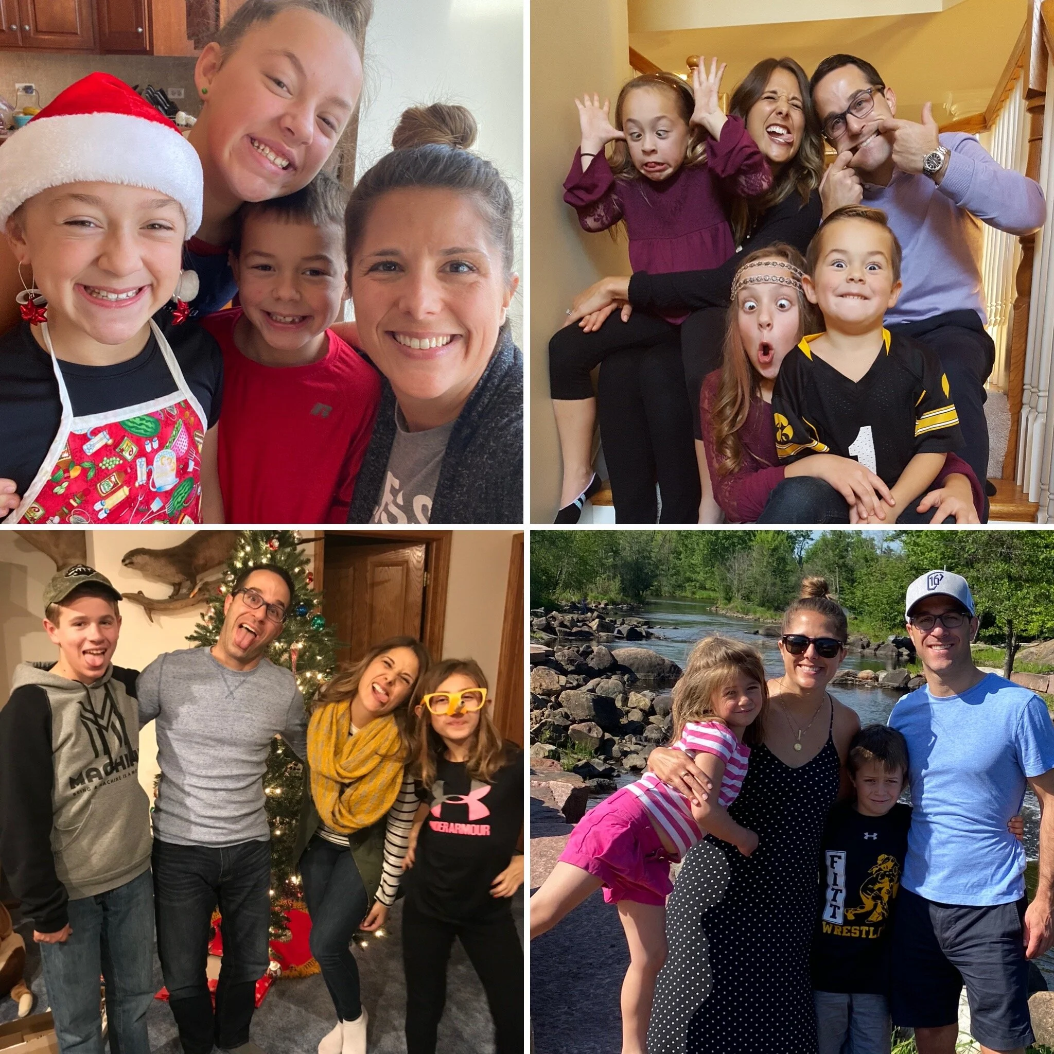 All my favorite nieces and nephews (and husband) =)