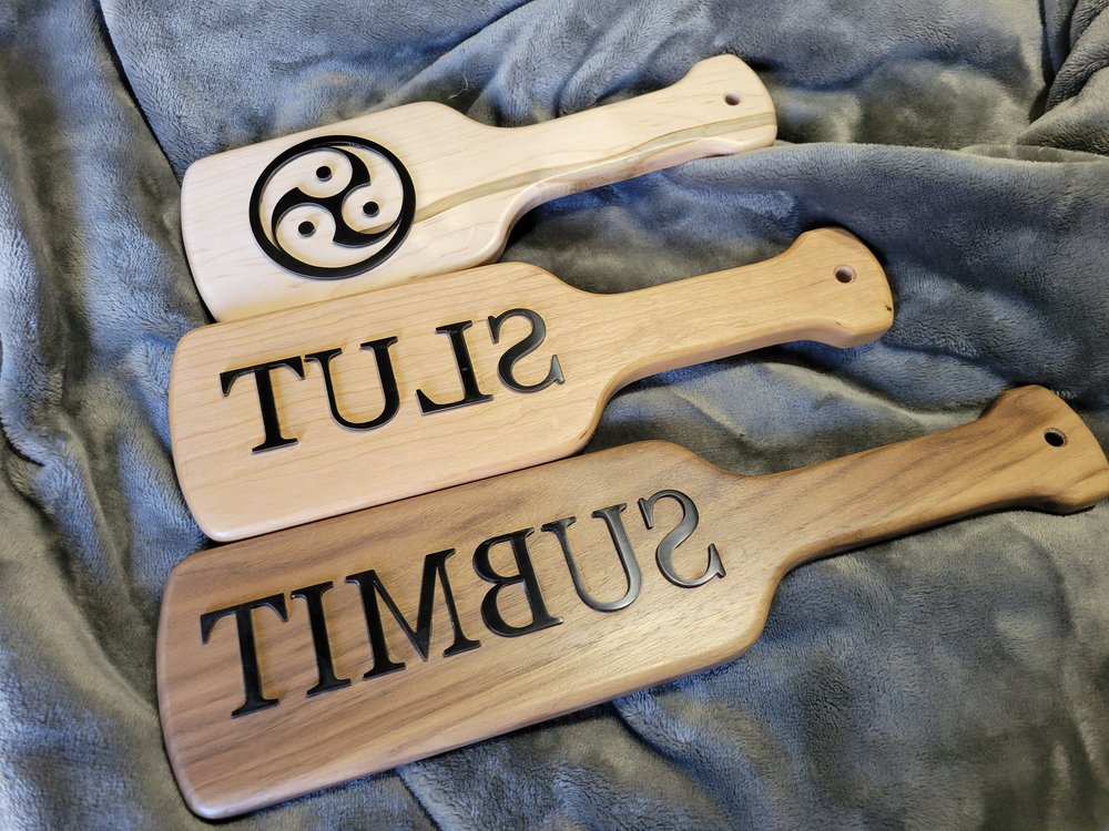 Raised Letters Personalized Spanking Paddle and Laser Engraved 12-18x4 —  Serenity Theory
