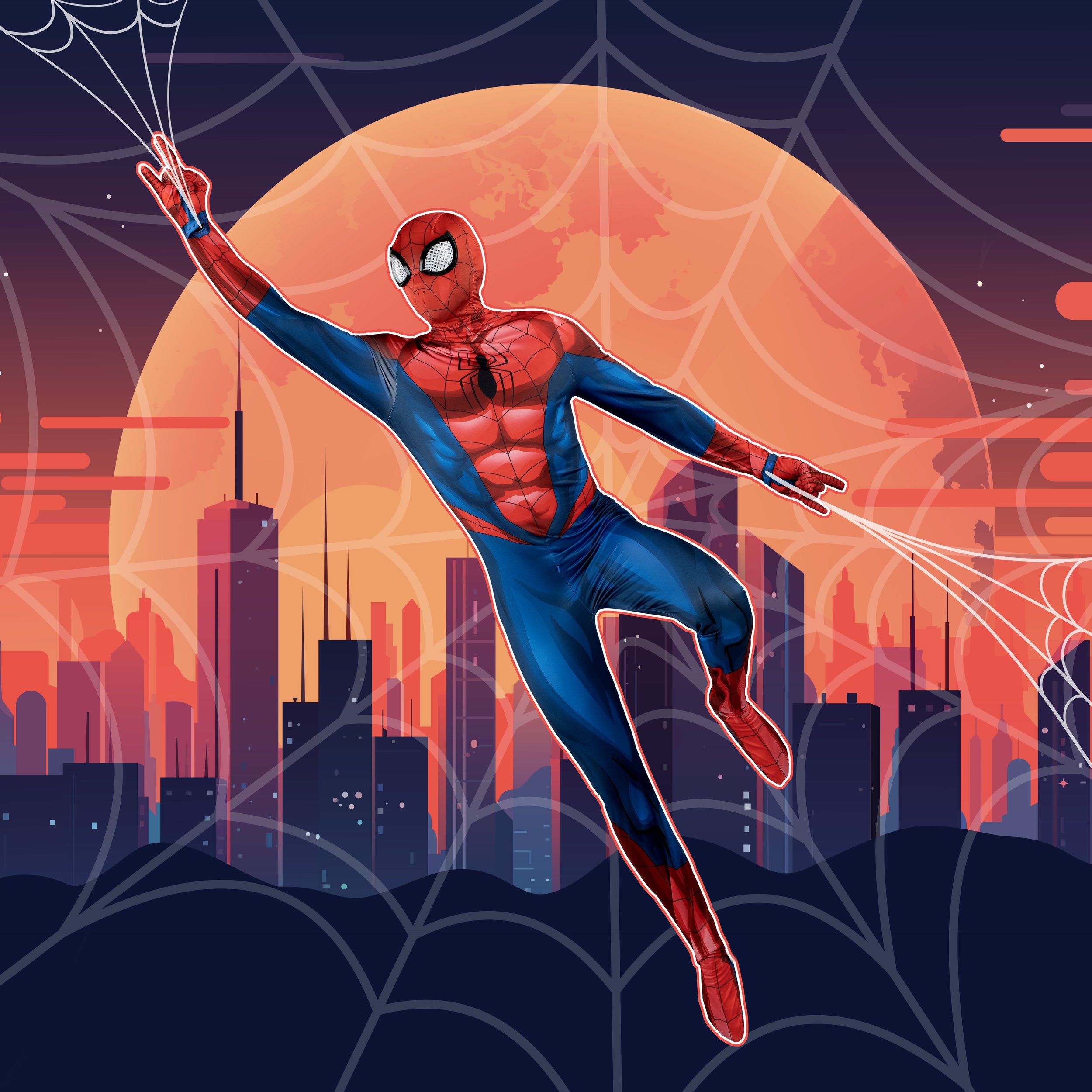 JWC2416-Spider-Man-Adult Deluxe Zentai Suit (MUC)-Jazwares Costume Play-Core-Hero-Artistic.jpg