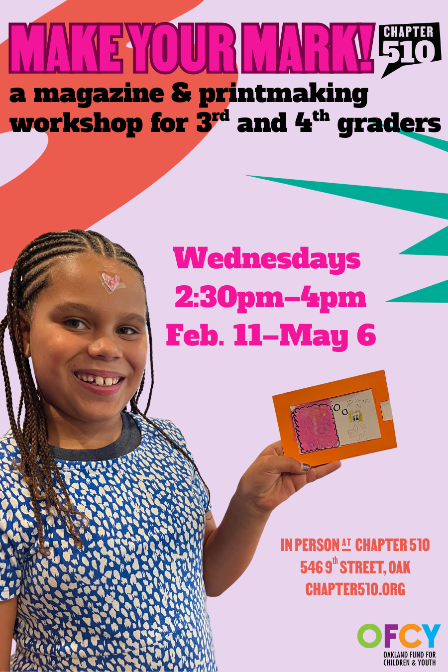 Make Your Mark! A Magazine &amp; Printmaking Workshop for 3rd &amp; 4th Graders
