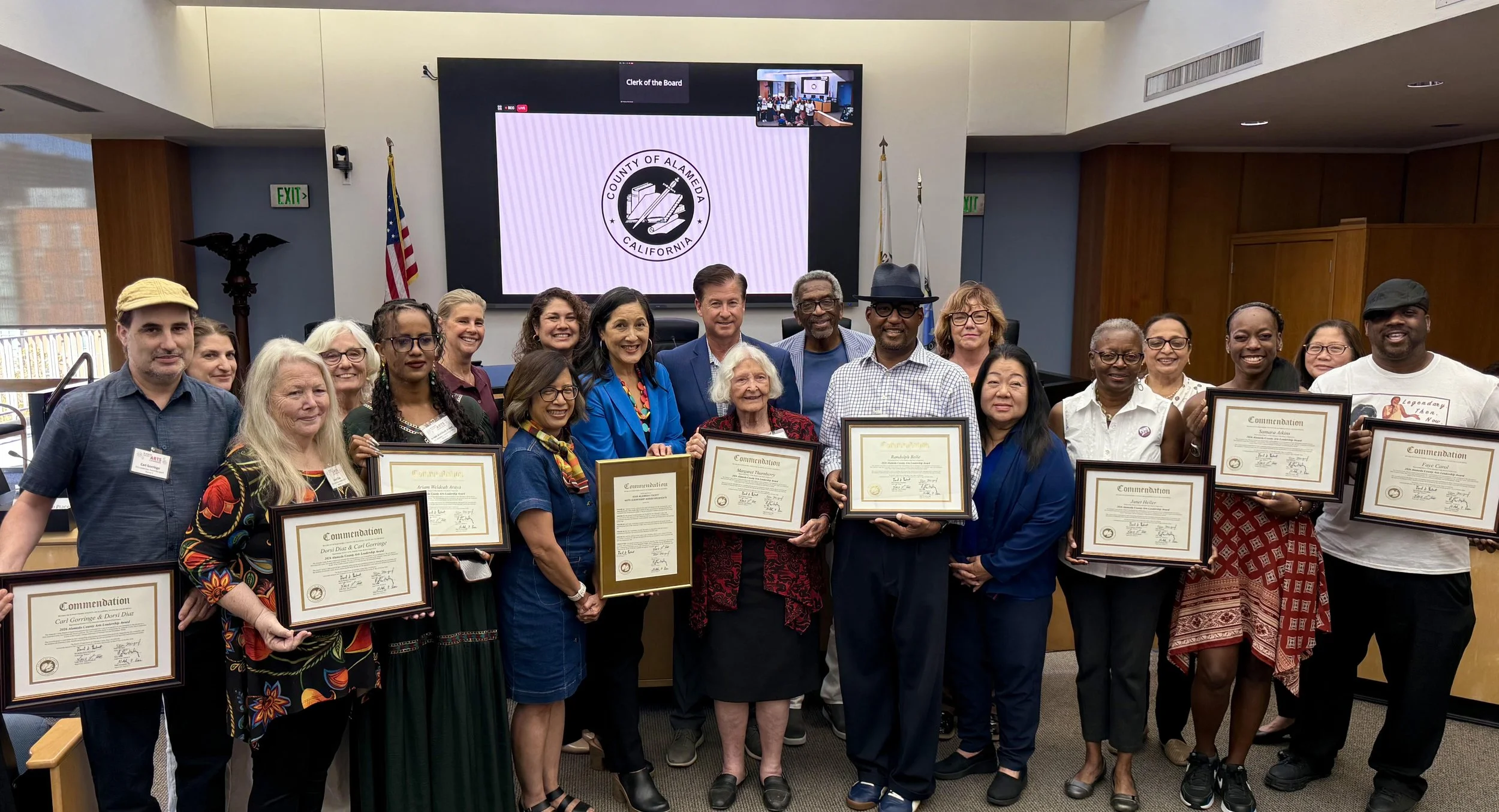 Chapter 510 executive director janet heller is a  2026 Alameda County Arts Leadership Award recipient!