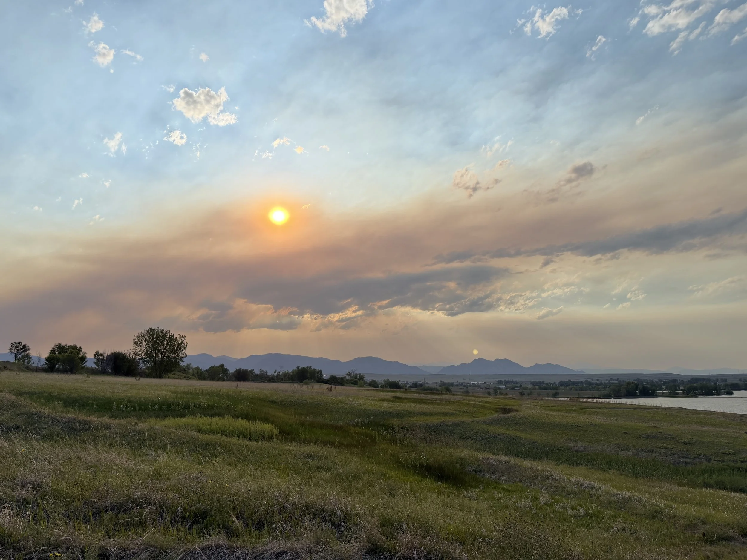 Sunset at Standley Lake Regional Park