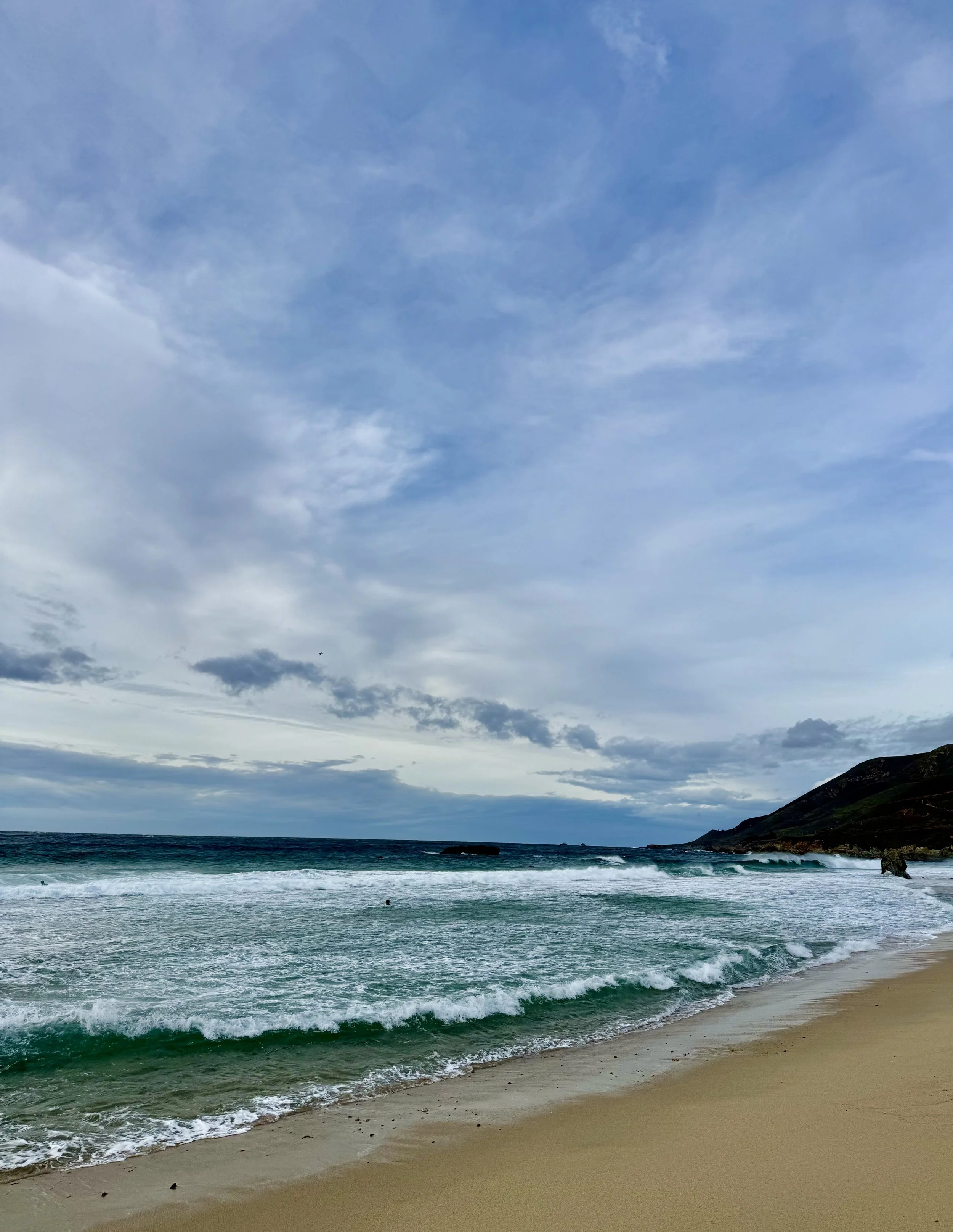 A walk on Garrapata State Beach