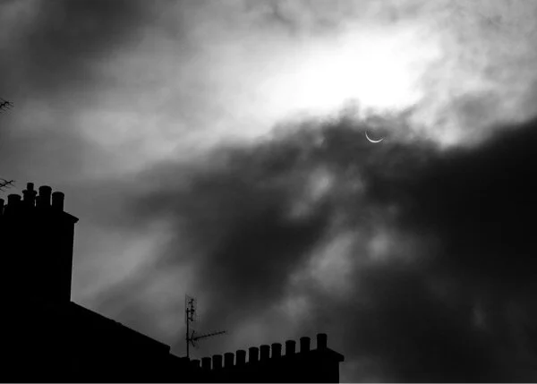Lunar eclipse over Scotland, captured with my Sony RX100M2
