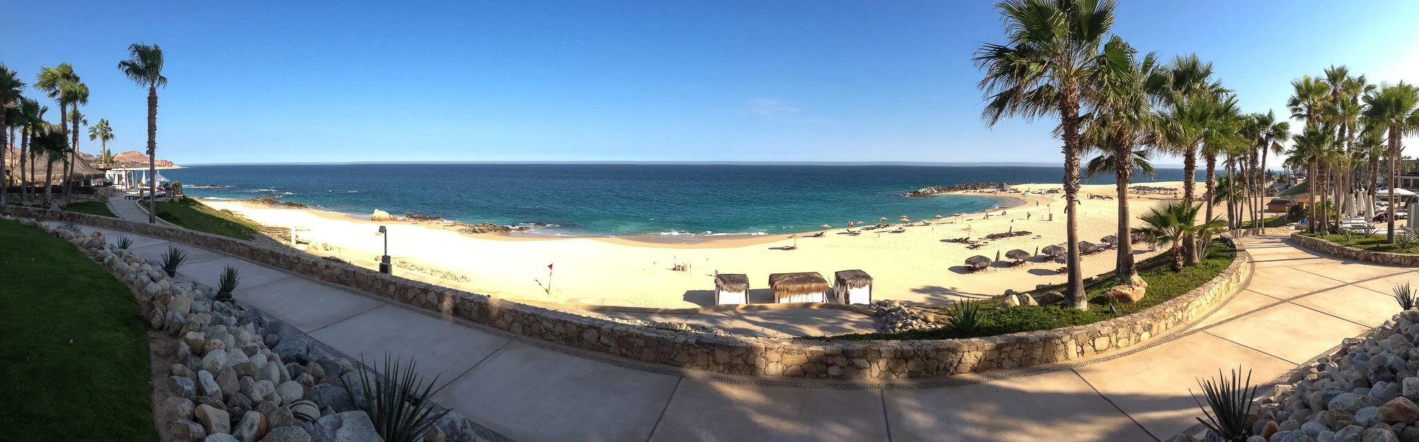 Pano of Beach in Cabo