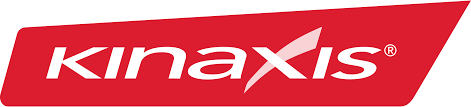 Kinaxis logo on a red background