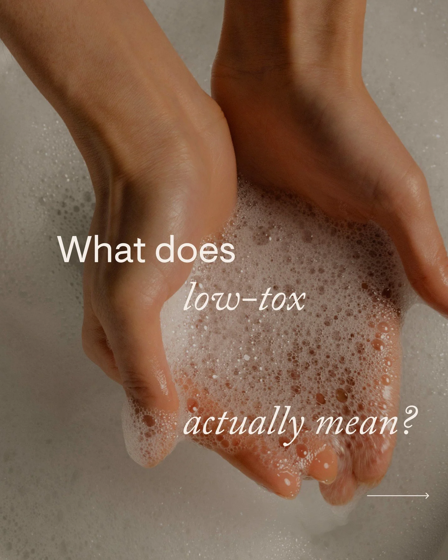 Low-tox isn&rsquo;t about fear or trends, it&rsquo;s about informed choices.⁠
⁠
At Enough, we choose products that support hair health, scalp wellbeing, and the environment, without compromising on results. Because what we use every day matters to us