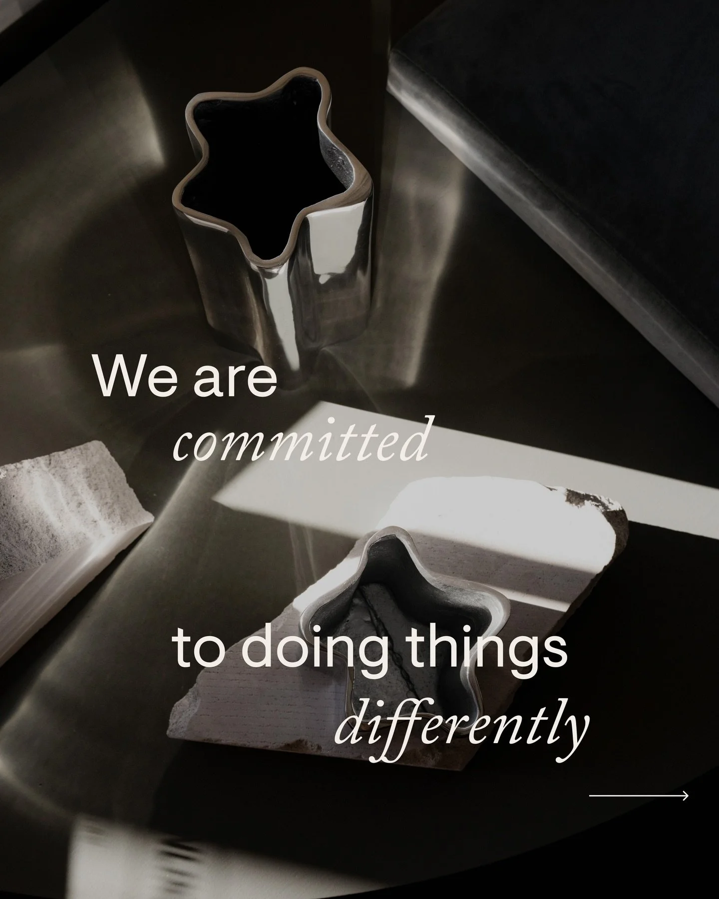 We&rsquo;re committed to doing things differently.

Everything we do is guided by reducing our carbon footprint and continuously improving our training, services, and studio practices.

Swipe to read more about our commitments to our environment.