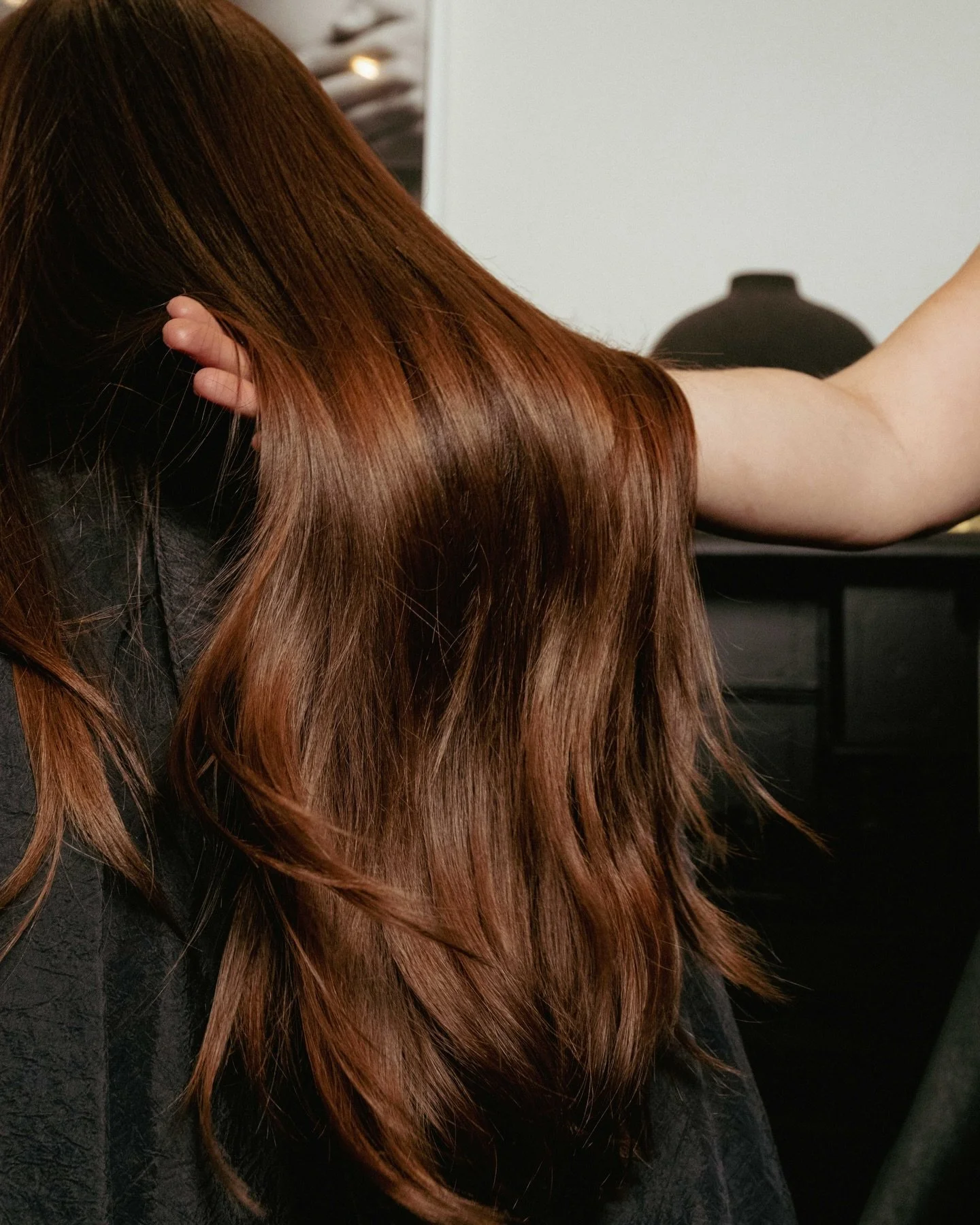 Maddison came to us looking for a fresh start - big chop to bring her hair back to life and a rich, warm all-over colour.

We chose Teddy Brunette, a soft, natural shade with depth and warmth that complements her features while giving her hair a heal