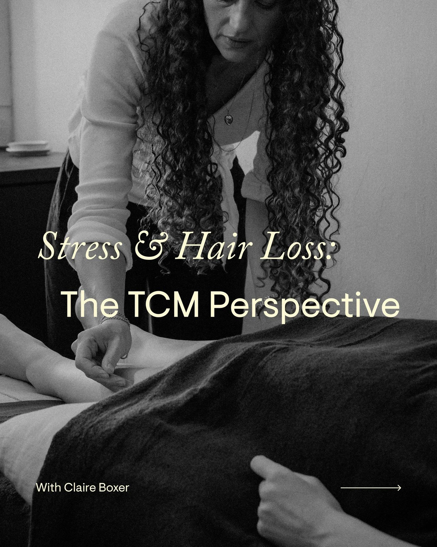 Stress and hair loss. What&rsquo;s the connection?⁠
⁠
Stress can affect your hair in more ways than you might think. From a Traditional Chinese Medicine perspective, there&rsquo;s more to hair health than what&rsquo;s happening on the surface.⁠
⁠
Swi