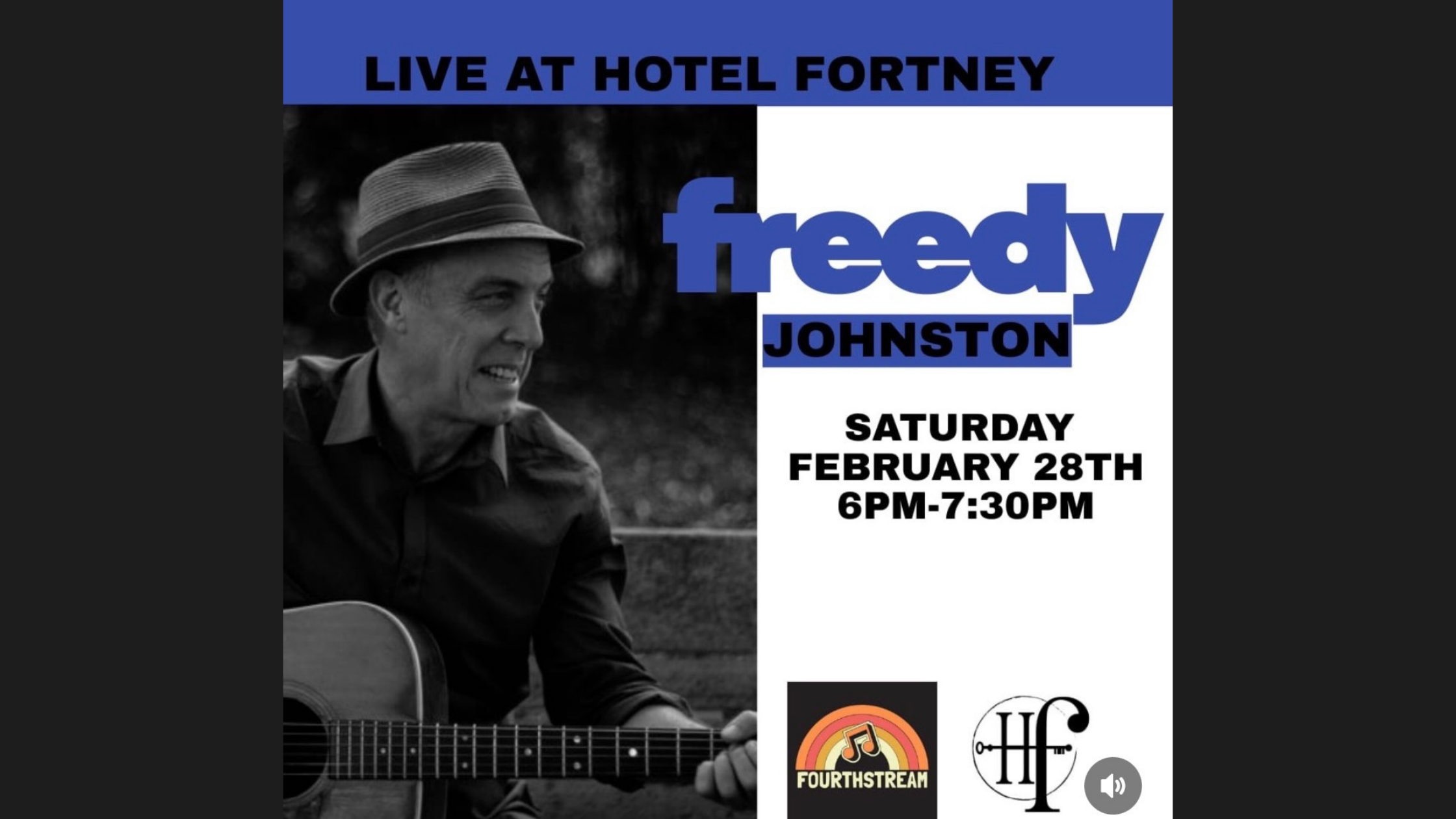 Freedy Johnston at Hotel fortney