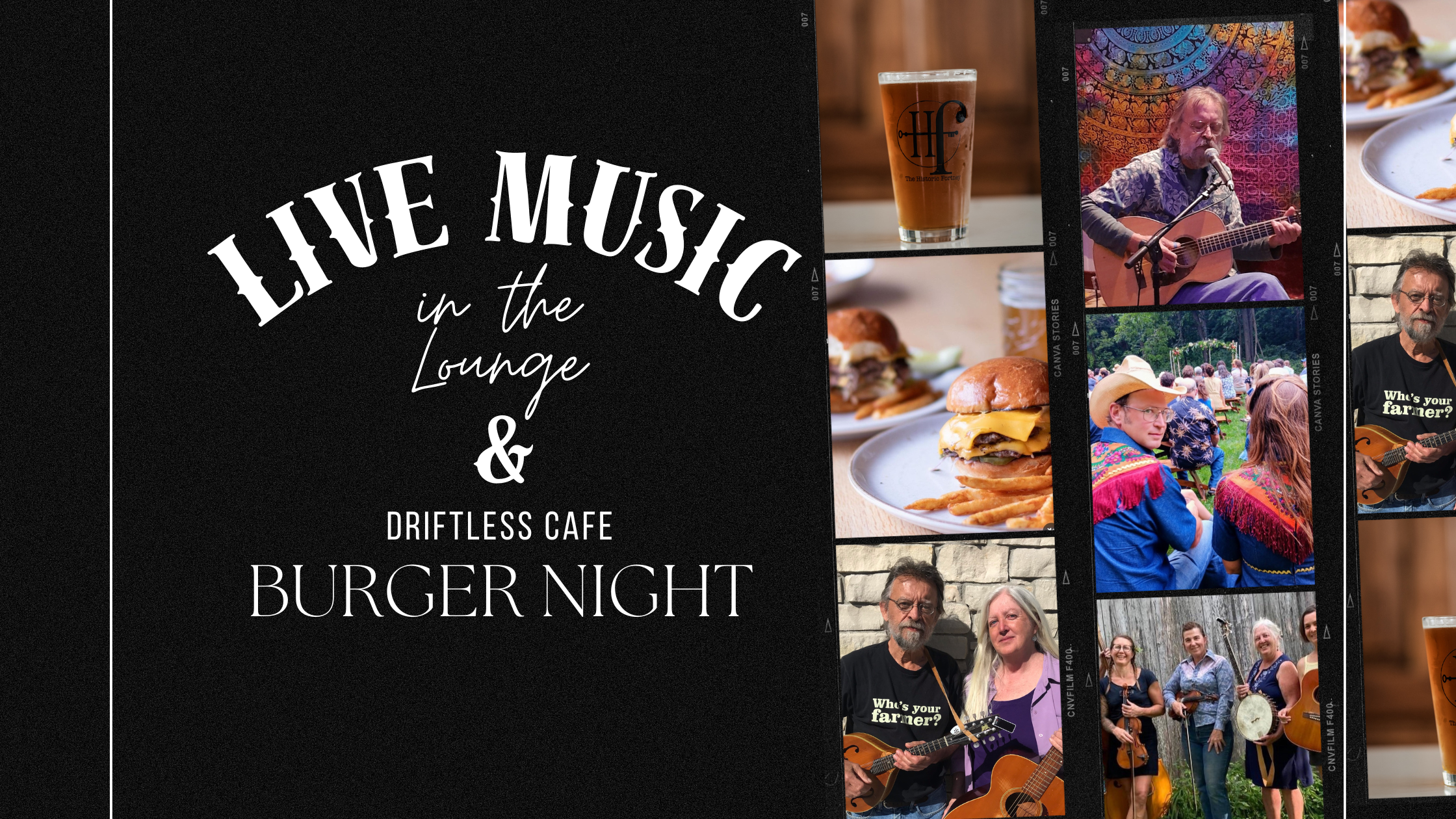 Burger night &amp; live music 