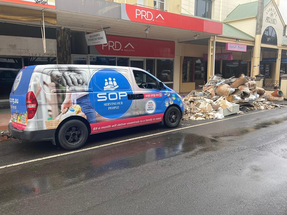 More baby supplies being delivered to Lismore today 👩&zwj;🍼 💙🚛
&bull;
&bull;
&bull;
#SOP #servingourpeople #goldcoast #lismore #northernNSW #NSW #QLD #charity #volunteer #volunteering #giveback #donate #give #help #donations #complimentary #deliv