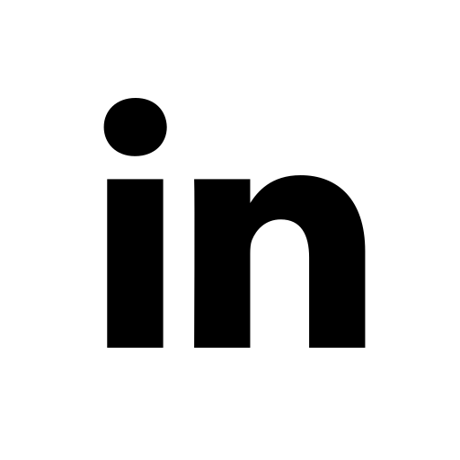 Logo de LinkedIn, une plateforme de réseautage professionnel.