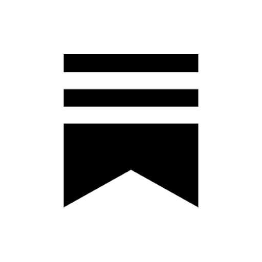 Logo Substack, Newsletter, Symbole noir d'une médaille ou d'une bannière à l'intérieur d'un cercle blanc.
