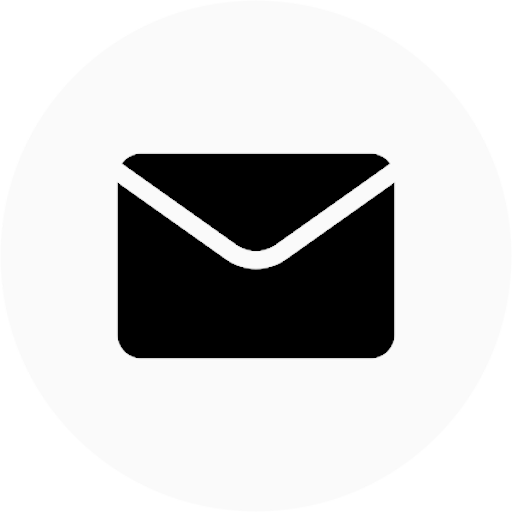 Symbole d'une enveloppe représentant un message ou un email.