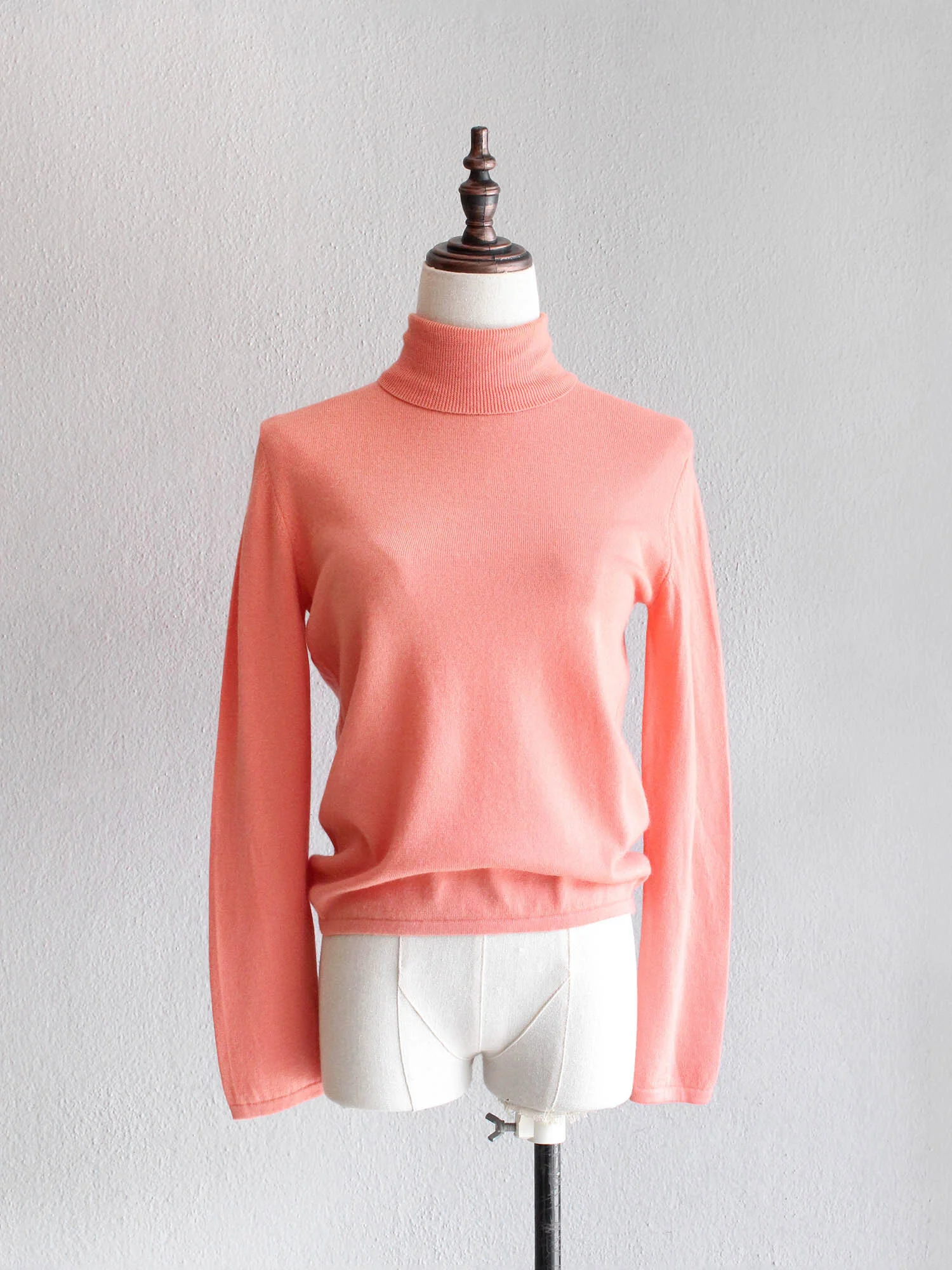 K of Krizia salmon wool turtleneck 
