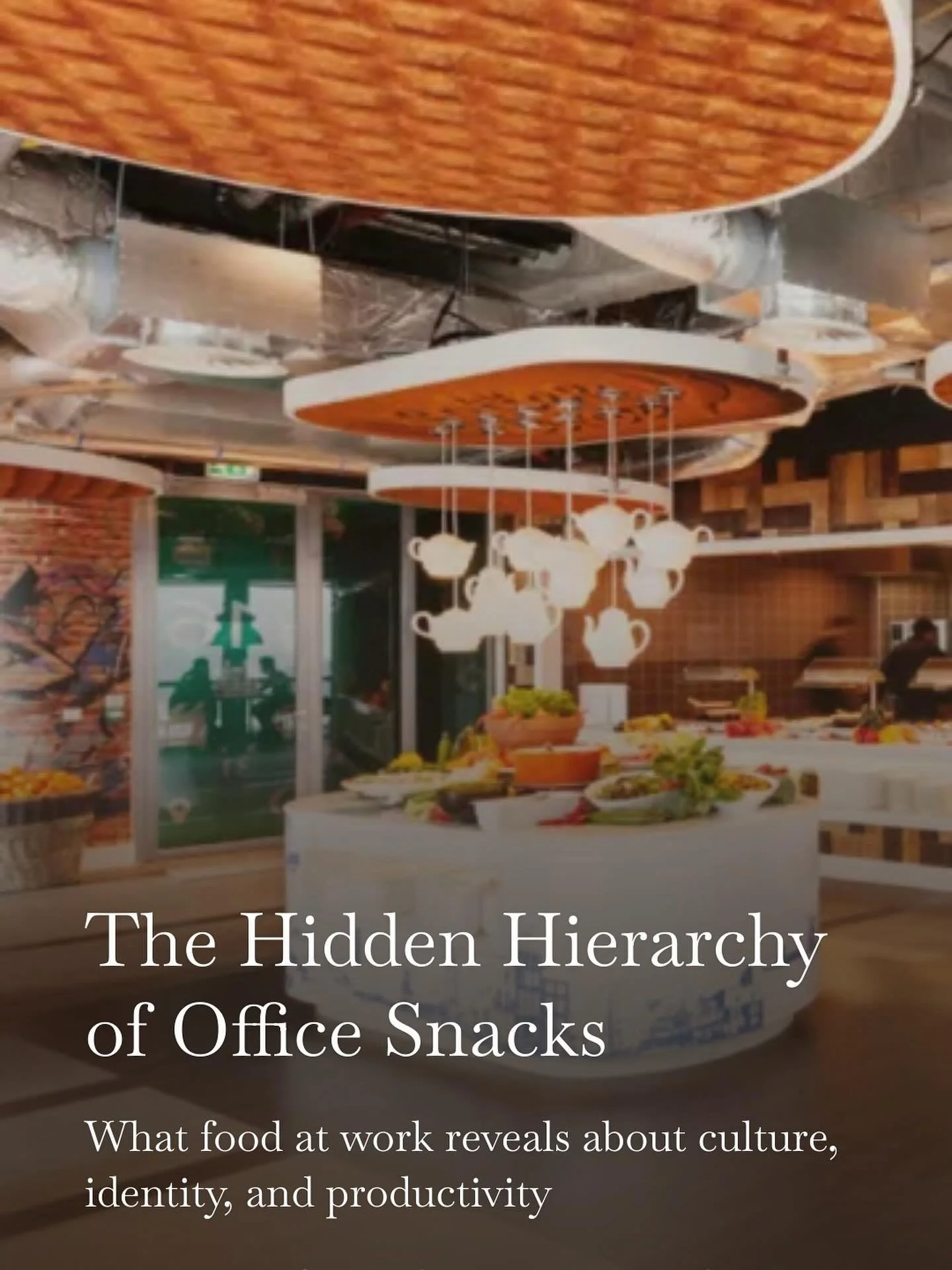 In the modern workplace, snacks are no longer just a perk, they&rsquo;re a performance tool, a cultural signal, and a quiet battleground of status.

As companies race to optimise productivity and wellbeing, the humble office snack is undergoing a rad