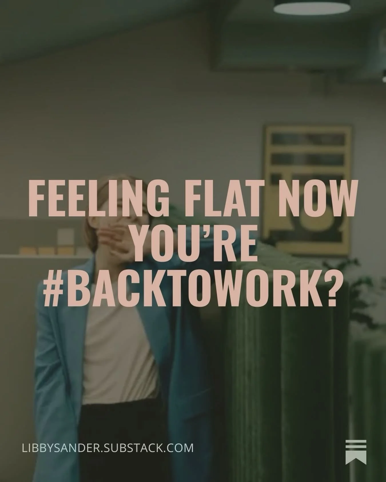 When is it post holiday blues vs time to look for a new job?

Organisations need to be aware wellness fads and token mindfulness programs do nothing to address stressors such as poor job design, overwork, inadequate management capability and poor org