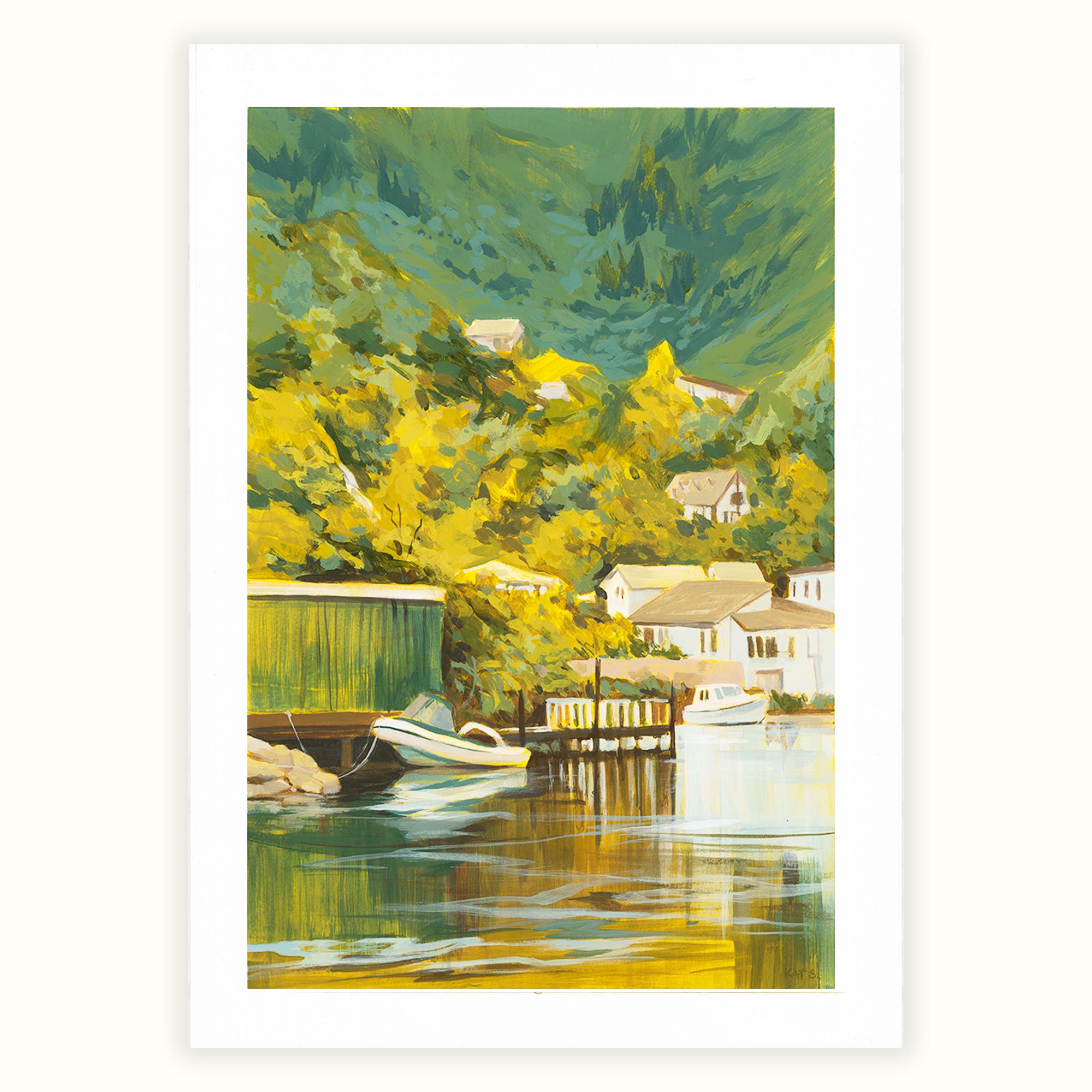 Picton Harbour, Marlborough Sounds 42cm x 29.7cm