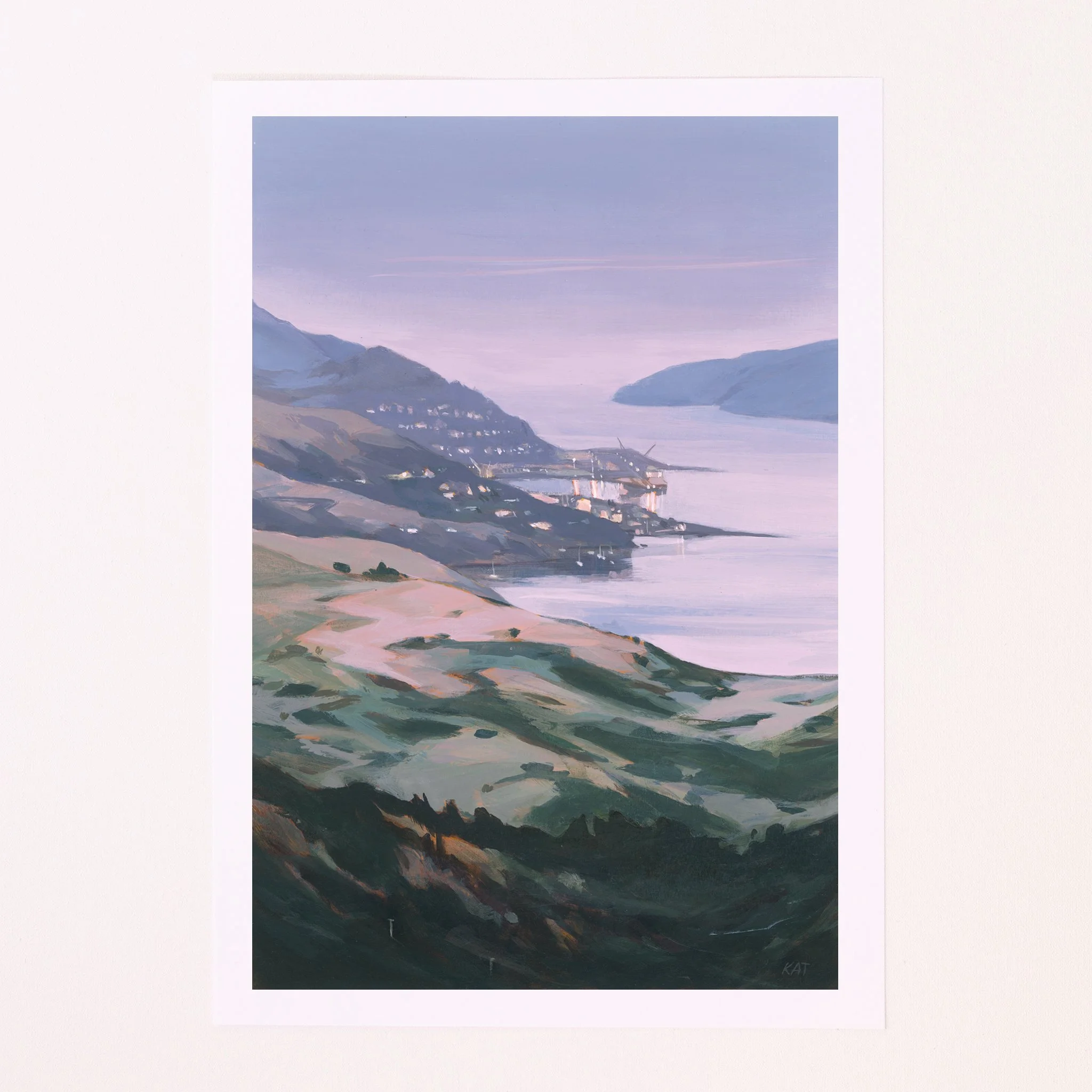 Lyttleton Harbour, Dusk | Print