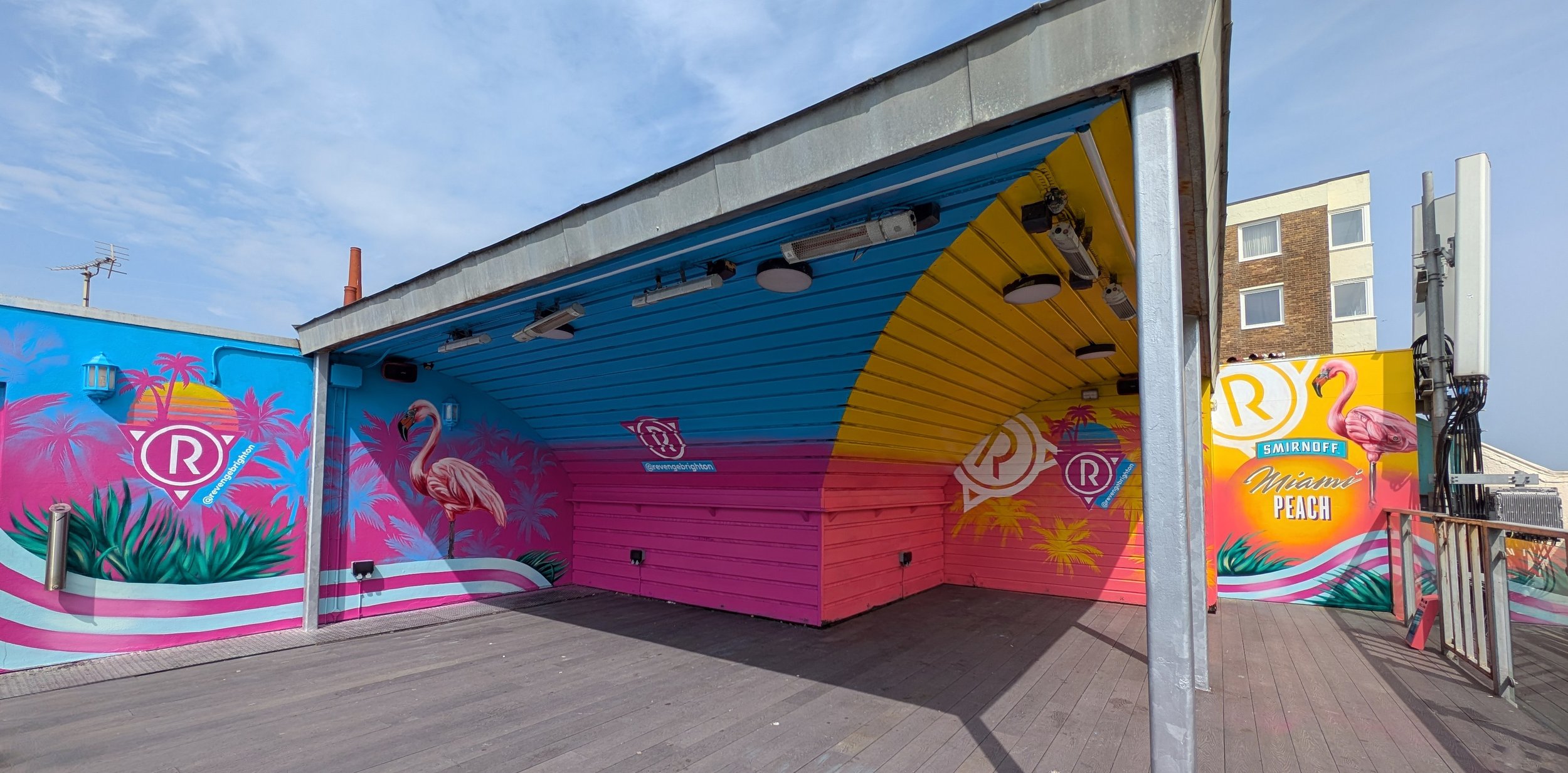 Revenge brighton rooftop for Diageo Smirnoff