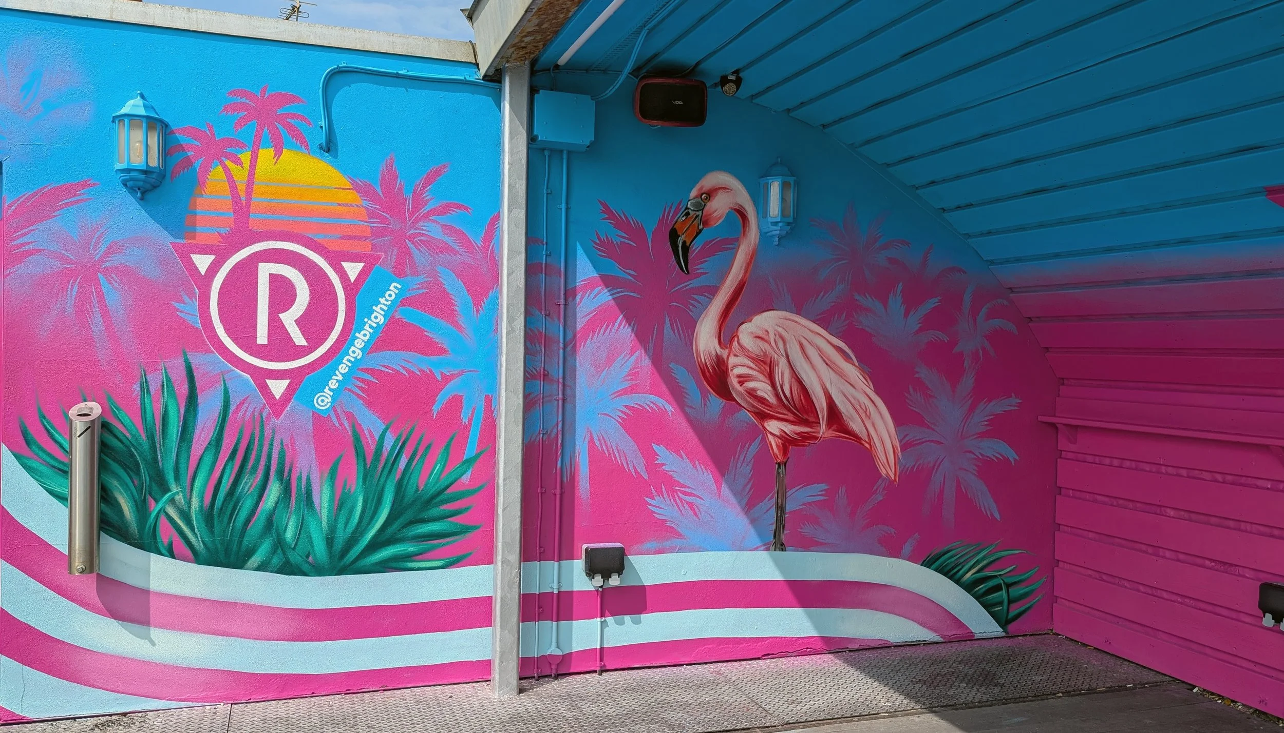 Revenge brighton rooftop for Diageo Smirnoff miami peach