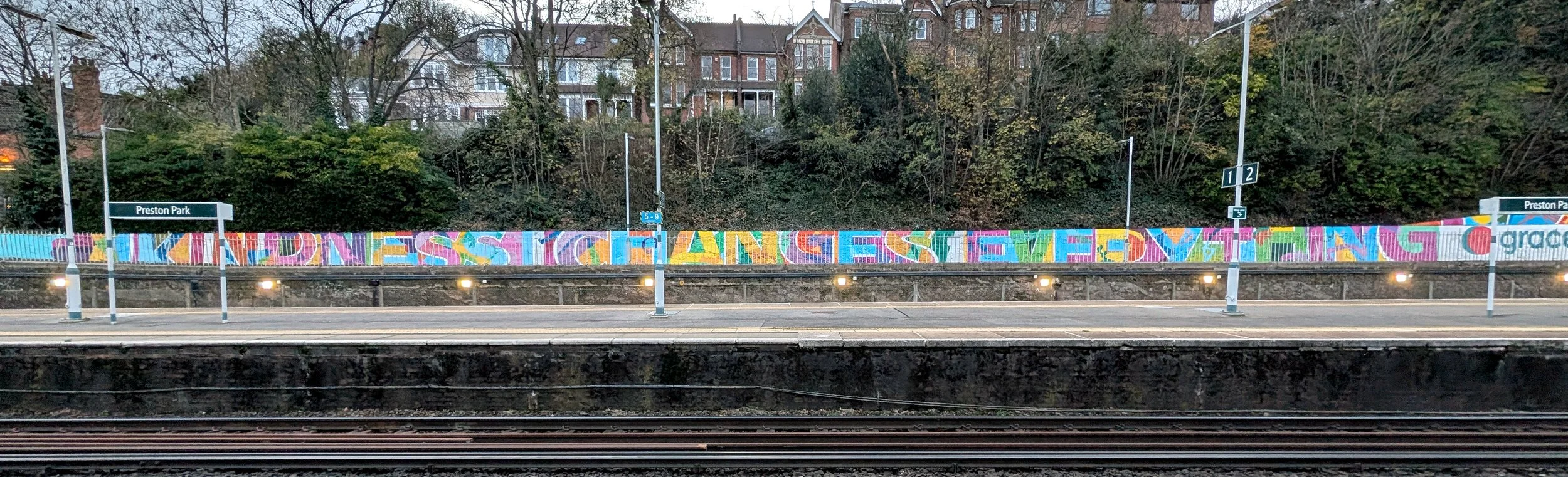 Grace eyre mural preston park station