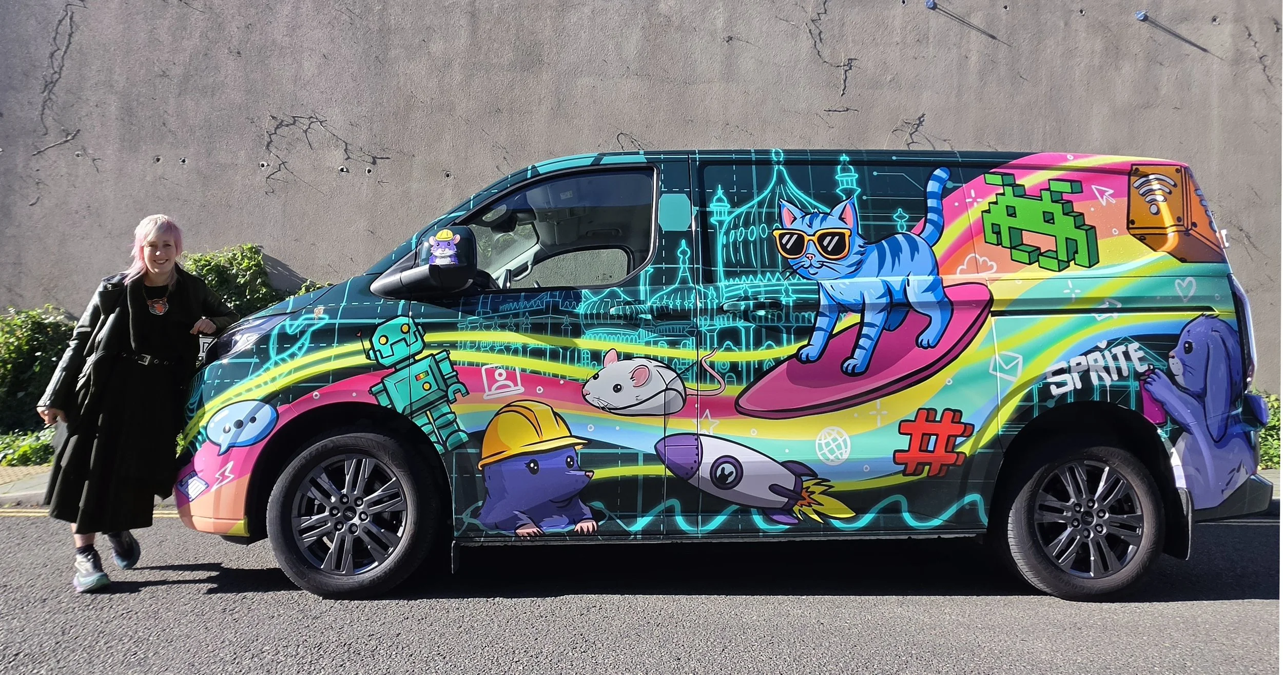 Sprite design for brighton fibre