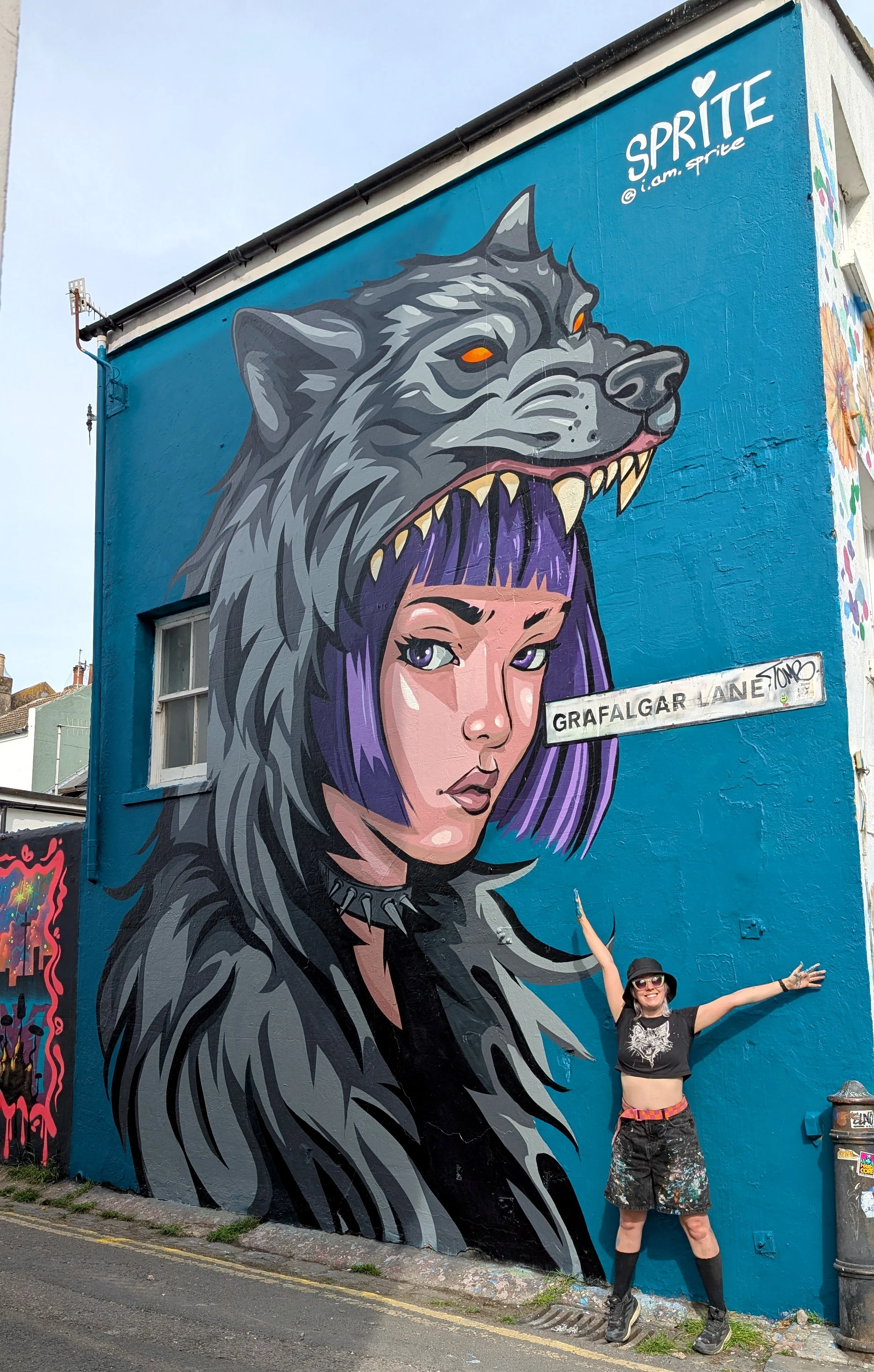 Trafalgar lane brighton mural