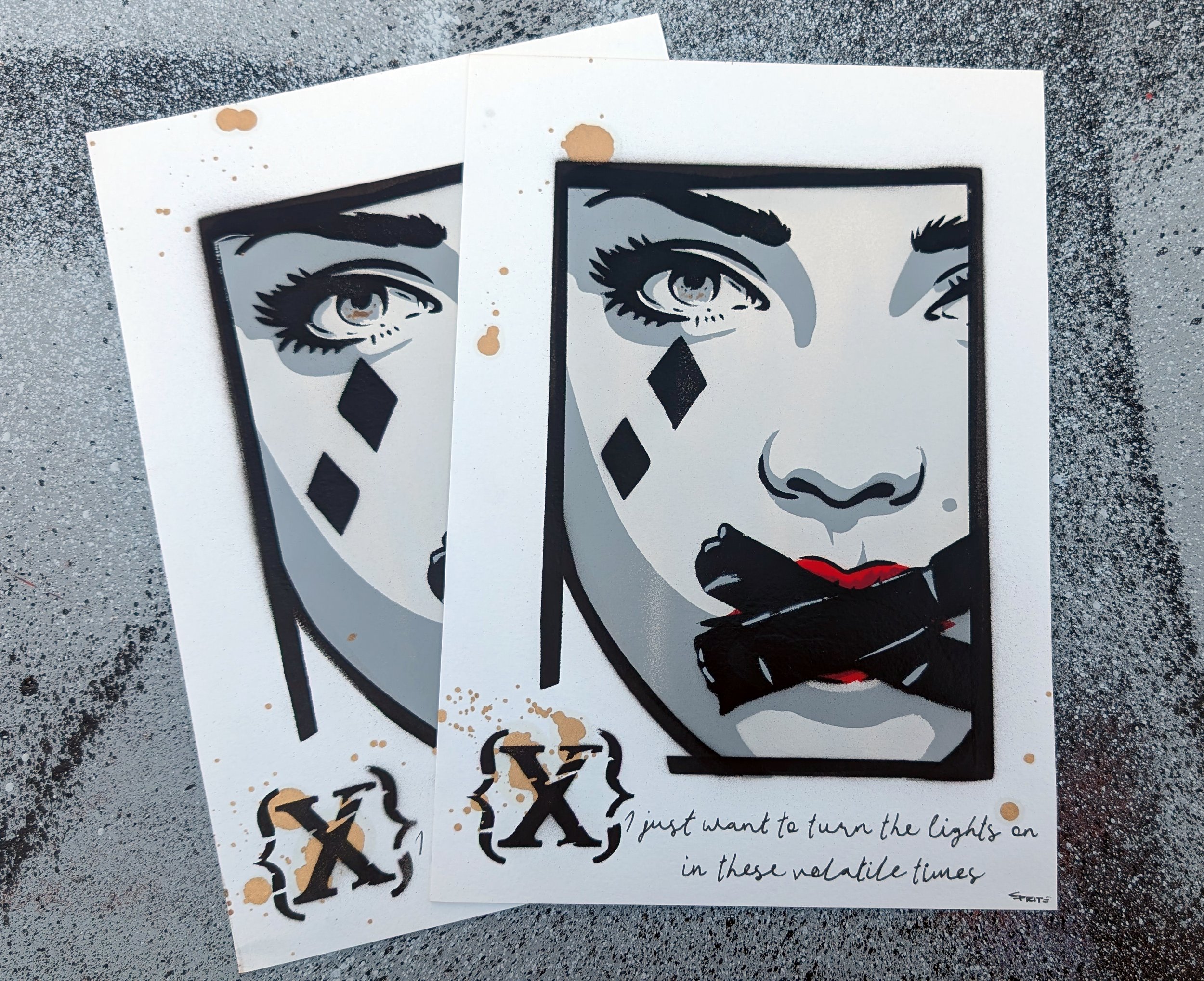 Volatile Times - Stencil