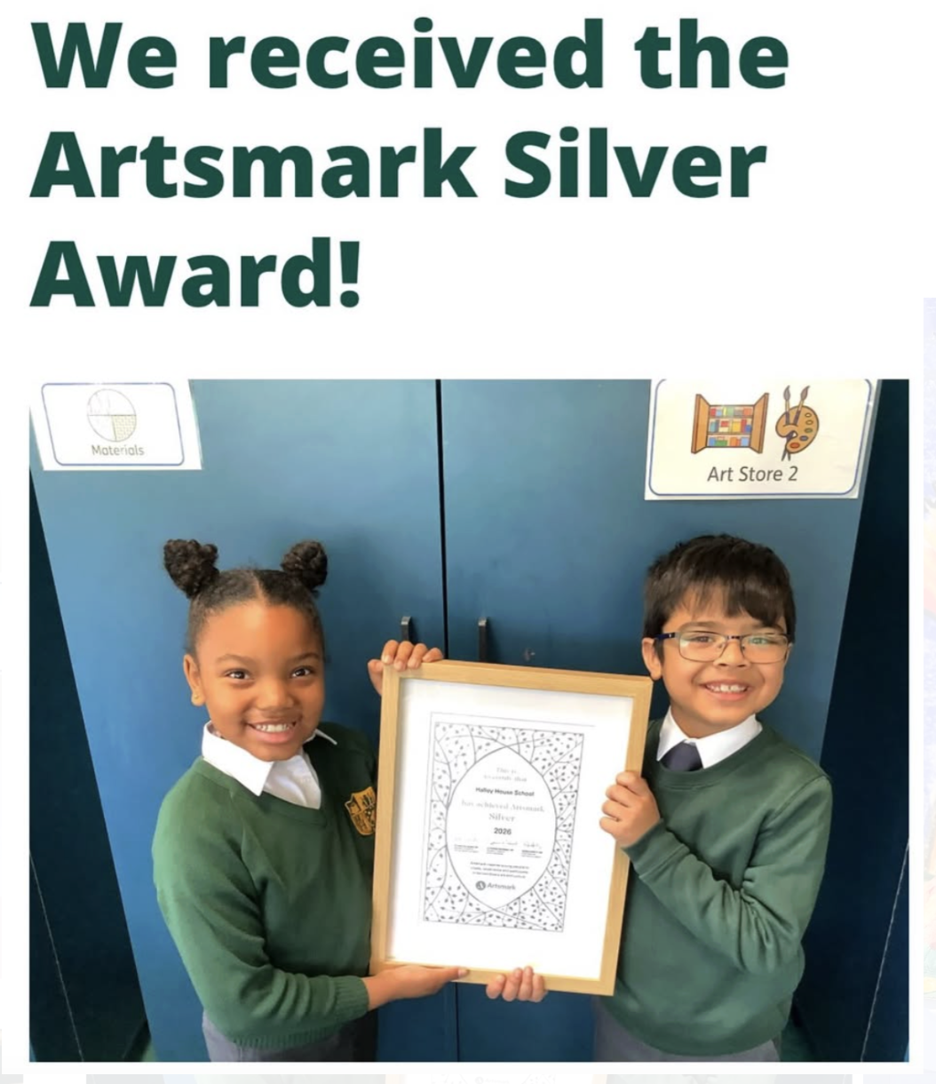 Celebrating Creative Excellence: Kate Hodgson Leads Halley House to Artsmark Silver!