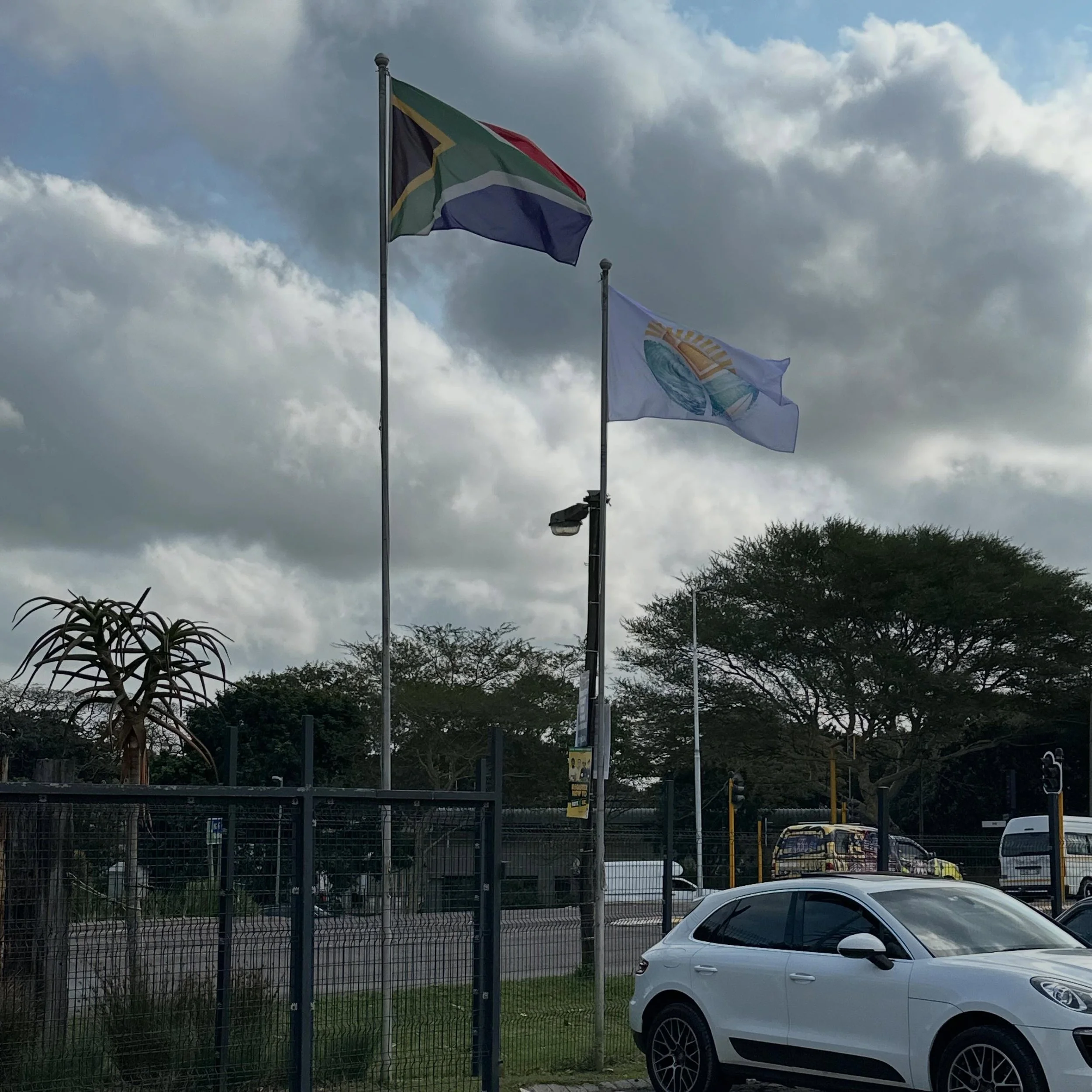 LOOK UP NEXT TIME YOU VISIT!
If you&rsquo;ve been to Sugar Village recently, you might have noticed a brand new flag flying high next to the South African flag, as seen here in image.png!
We&rsquo;ve given our classic Sugar Village logo a fresh beach