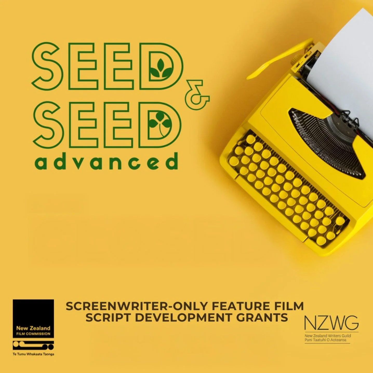 New Zealand Writers Guild and NZ Film Commission Seed and Advanced Seed Grant Program