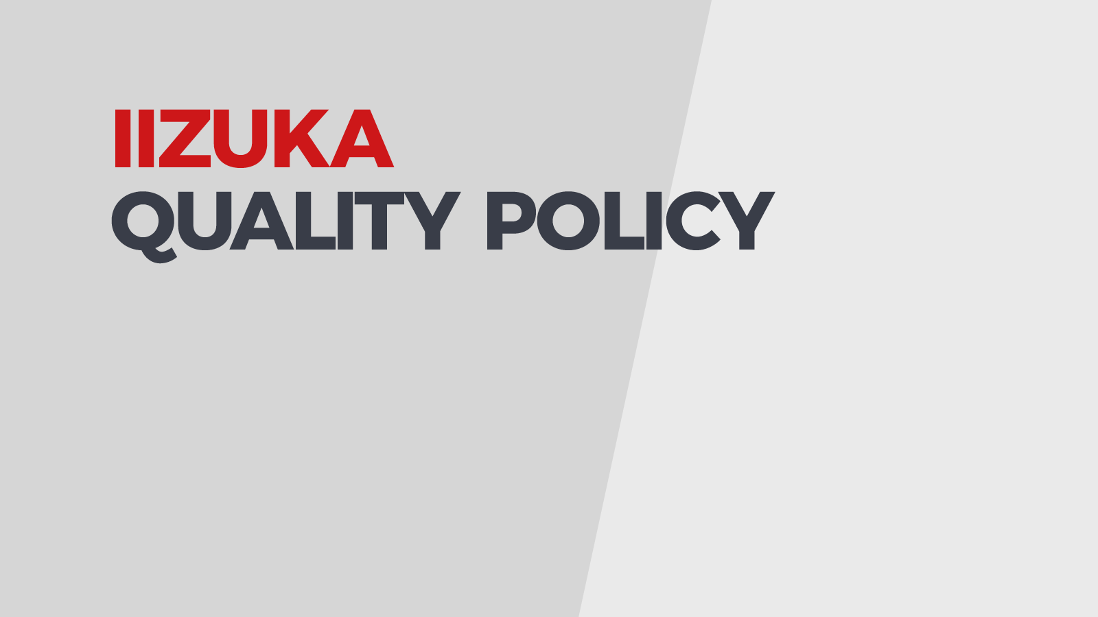 Quality Policy
