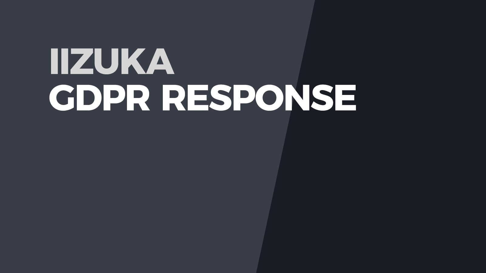 GDPR Response