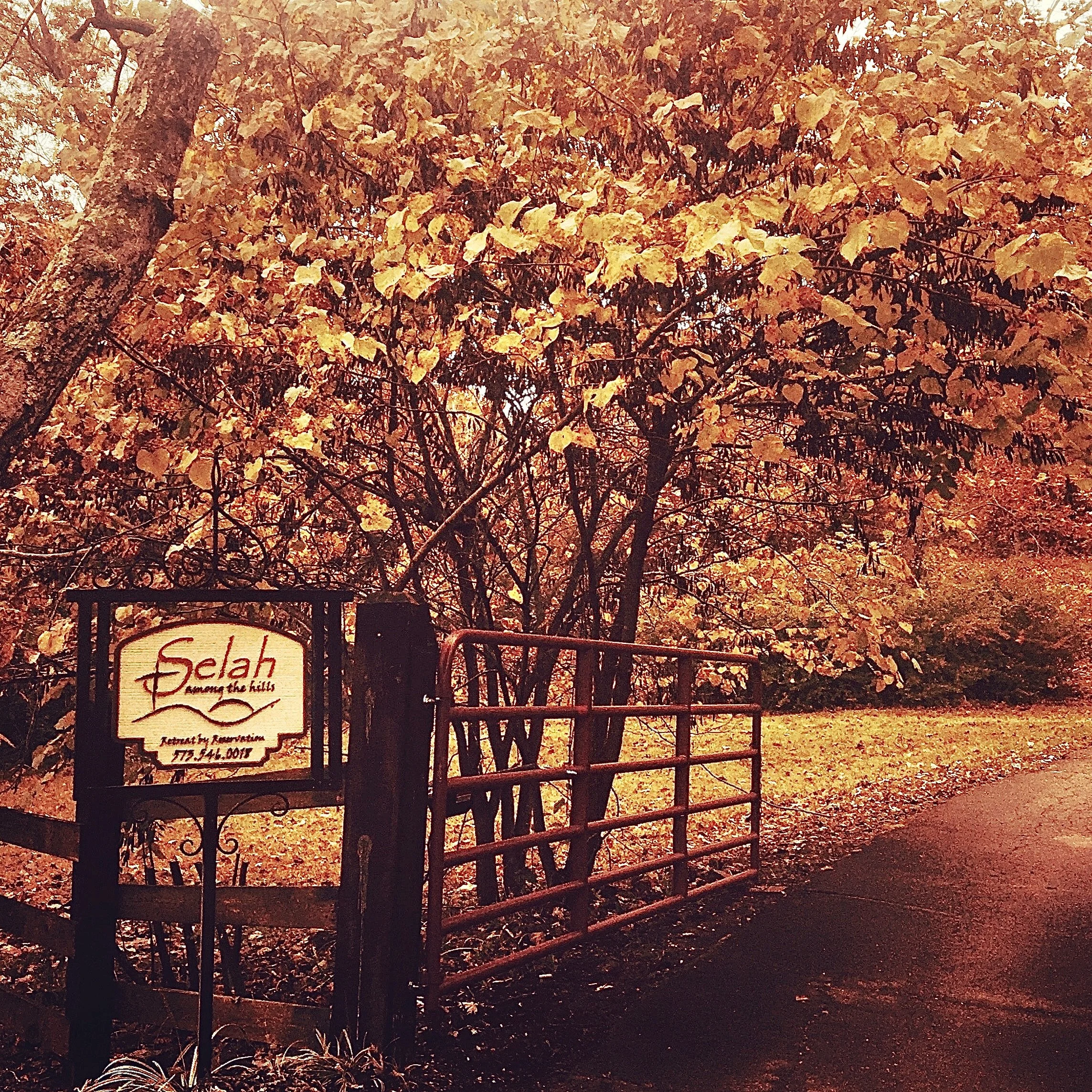 Selah Retreat Center in Arcadia, MO. This is the entrance to the first Women's Retreat that I had the honor of hosting. We had 20 ladies from 12 Christ centered churches. I am so deeply grateful.