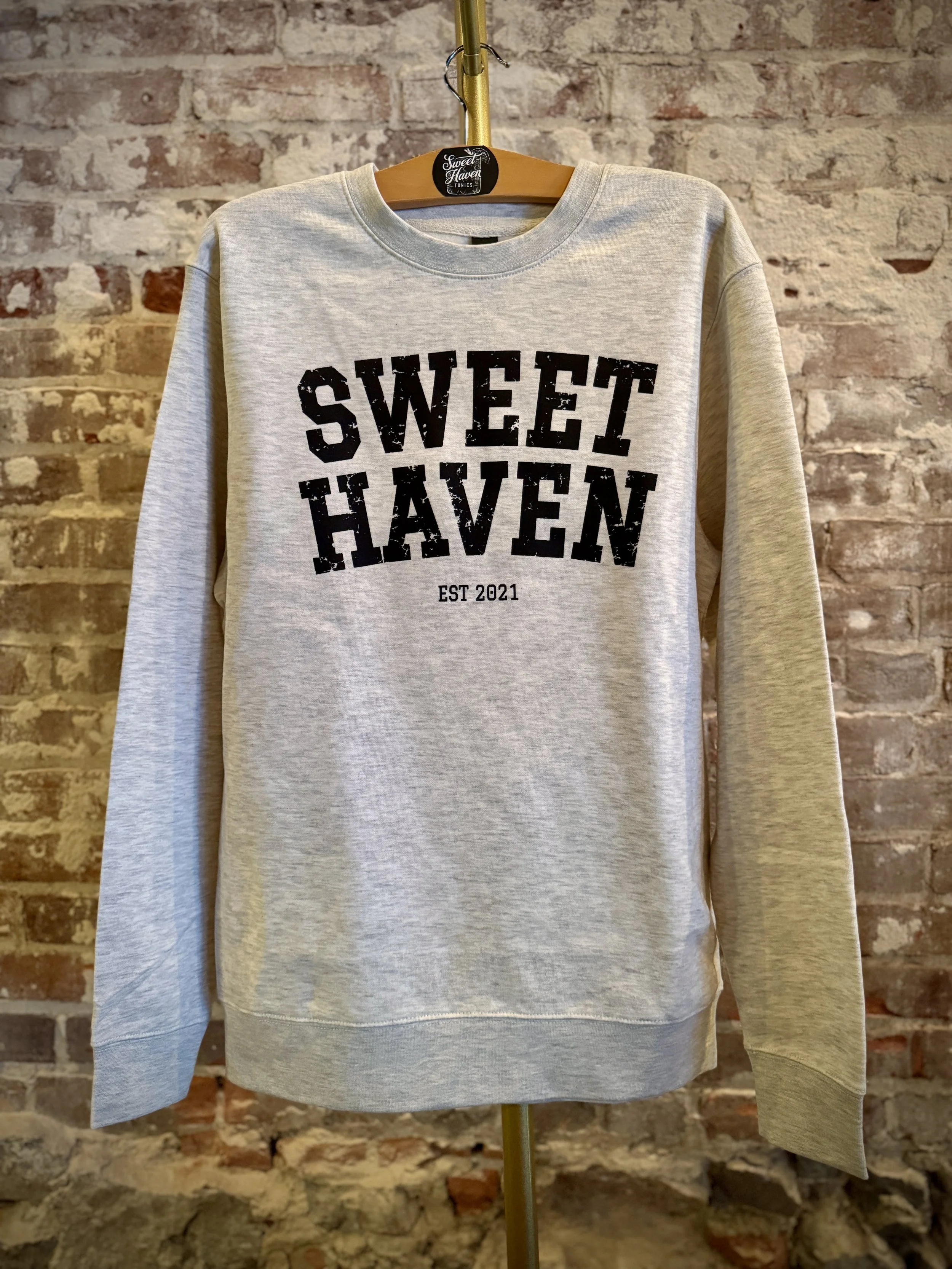 Cream Sweet Haven Crew Neck Sweatshirt