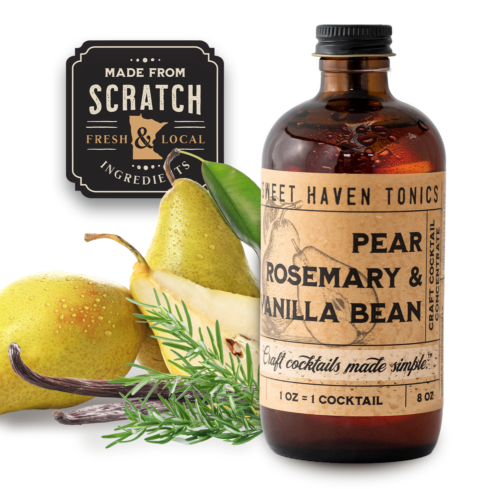 Pear Rosemary & Vanilla Bean