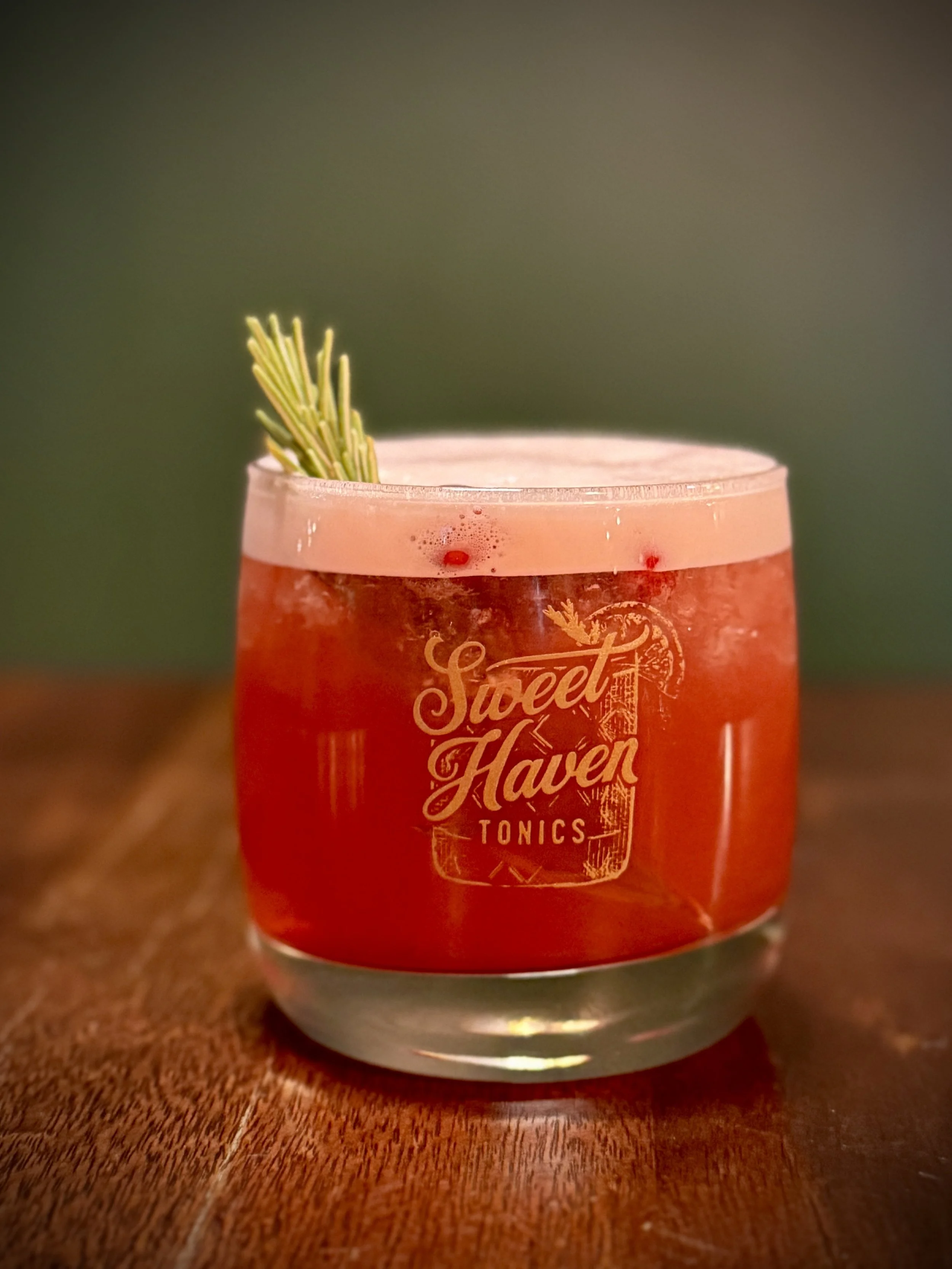 Sweet Haven Branded Rocks Glass