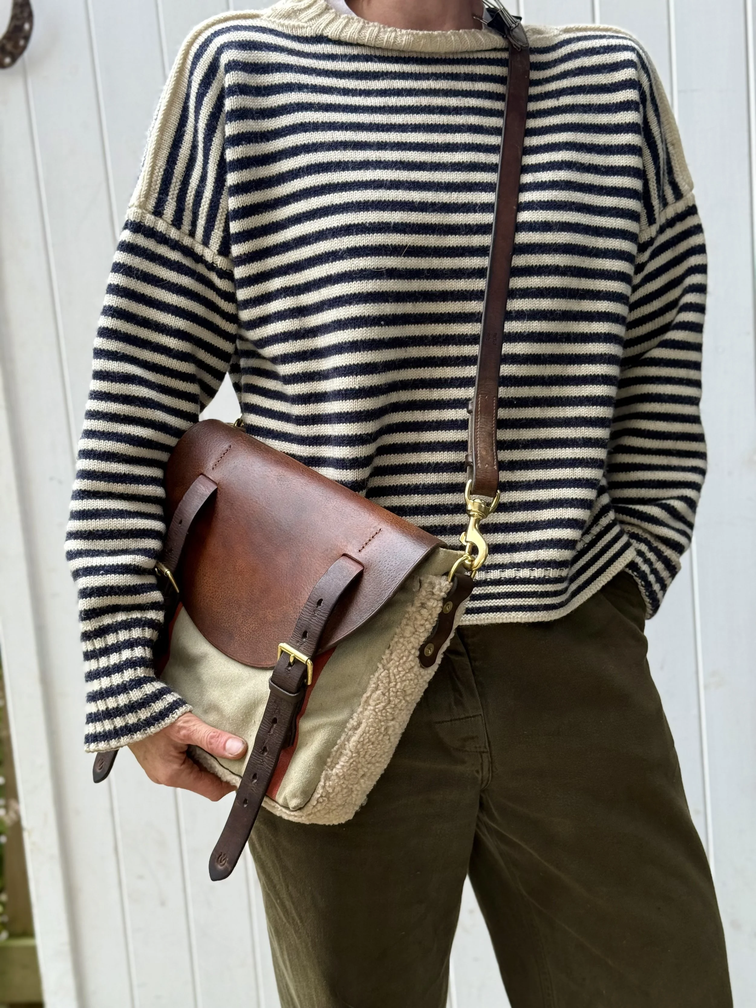 Rag of Colts canvas handmade messenger bag