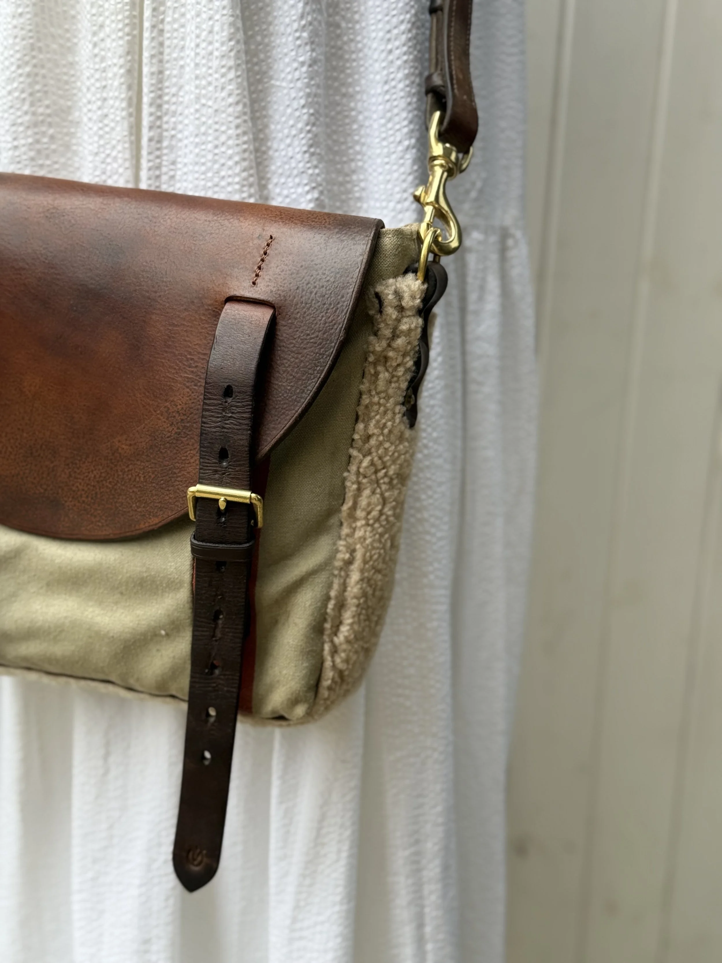Rag of Colts canvas handmade messenger bag