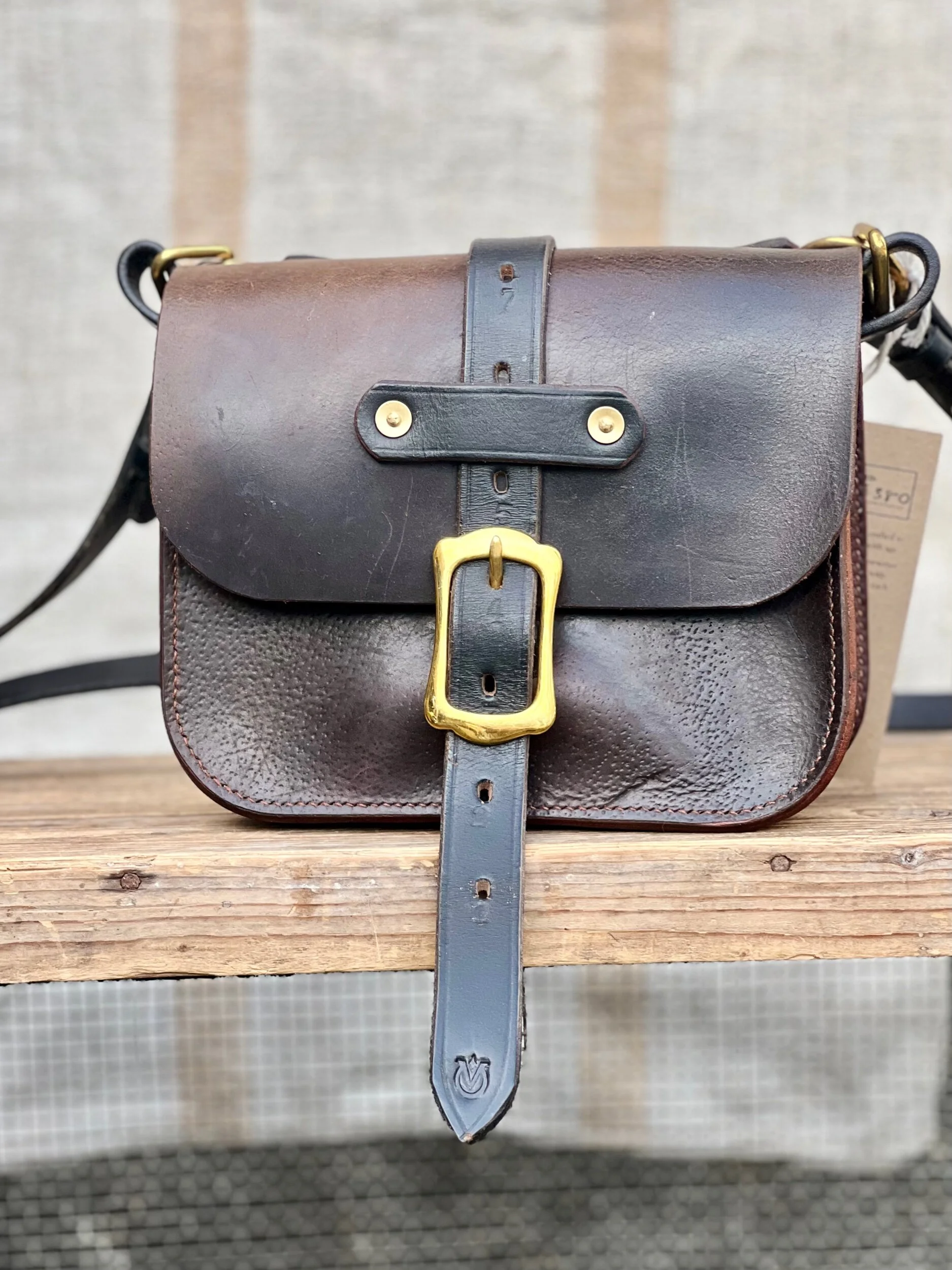 Rag of Colts, handmade repurposed vintage leather leatherwork leatherbag hand stitched bag leatherbag handbag satchel manbag