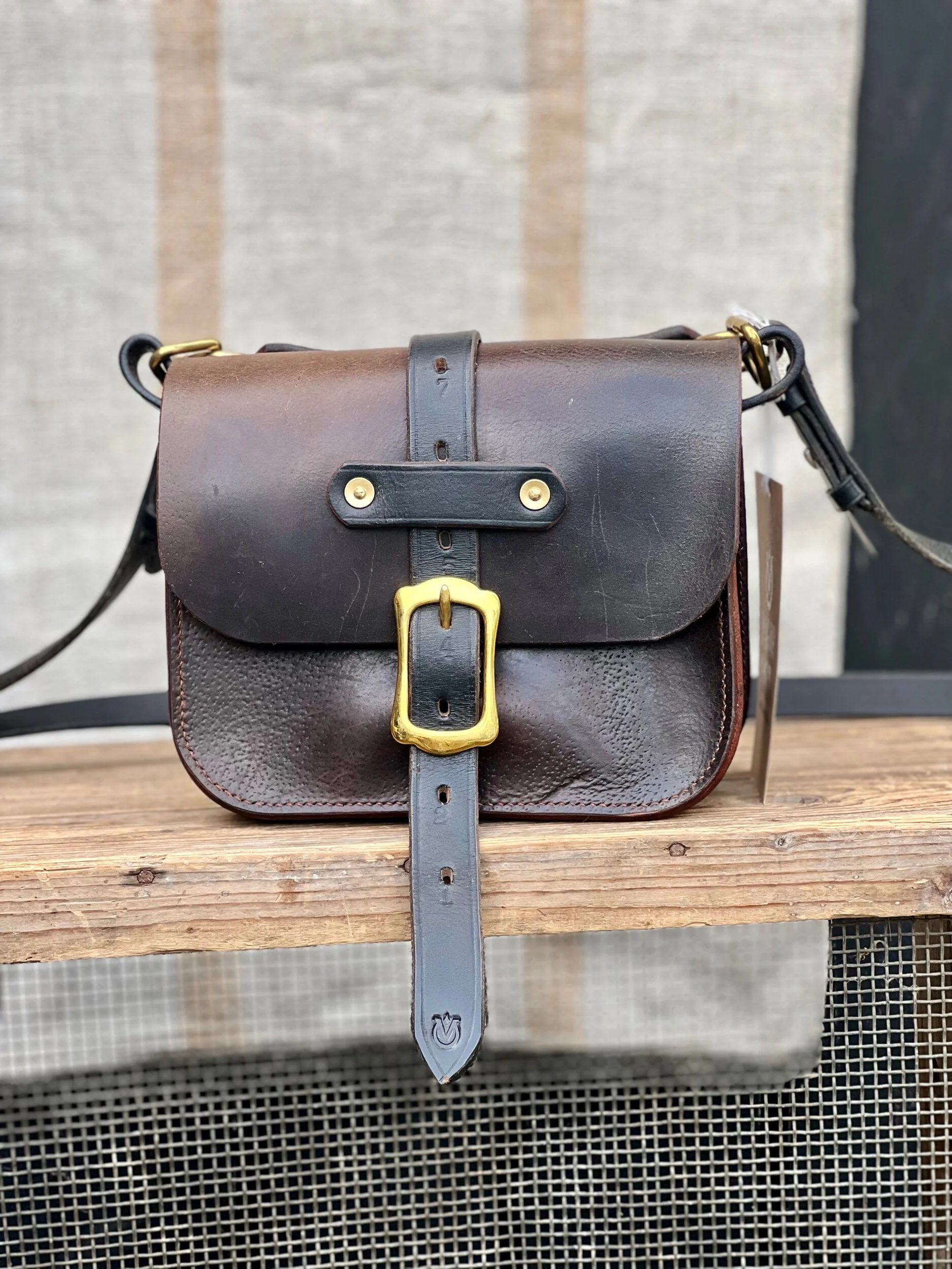 Rag of Colts, handmade repurposed vintage leather leatherwork leatherbag hand stitched bag leatherbag handbag satchel manbag