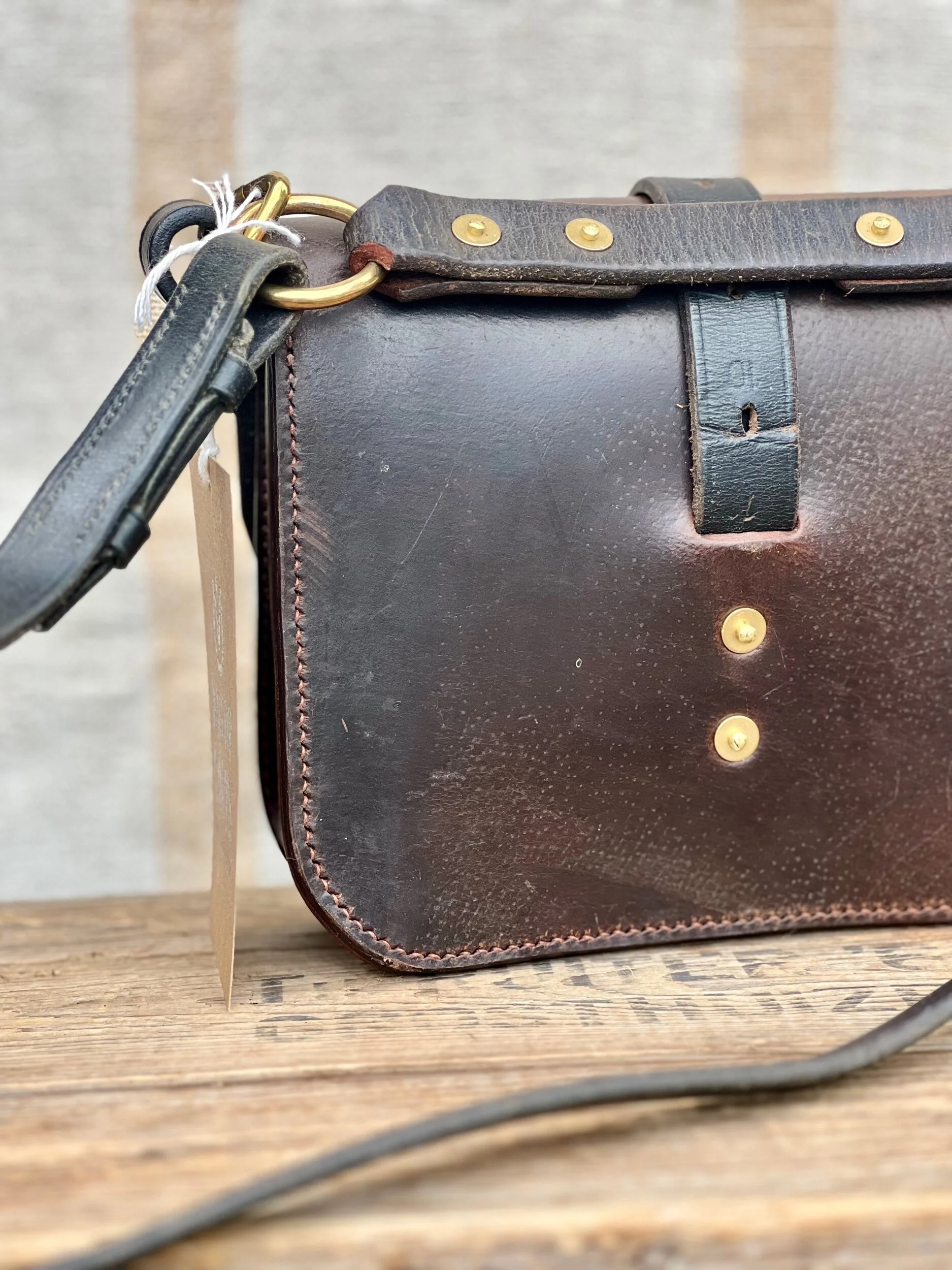 Rag of Colts, handmade repurposed vintage leather leatherwork leatherbag hand stitched bag leatherbag handbag satchel manbag