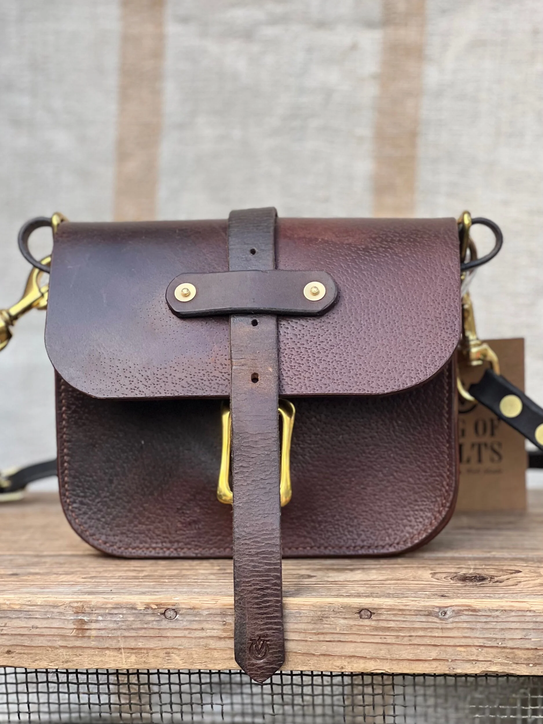 Rag of Colts, handmade repurposed vintage leather leatherwork leatherbag hand stitched bag leatherbag handbag satchel manbag